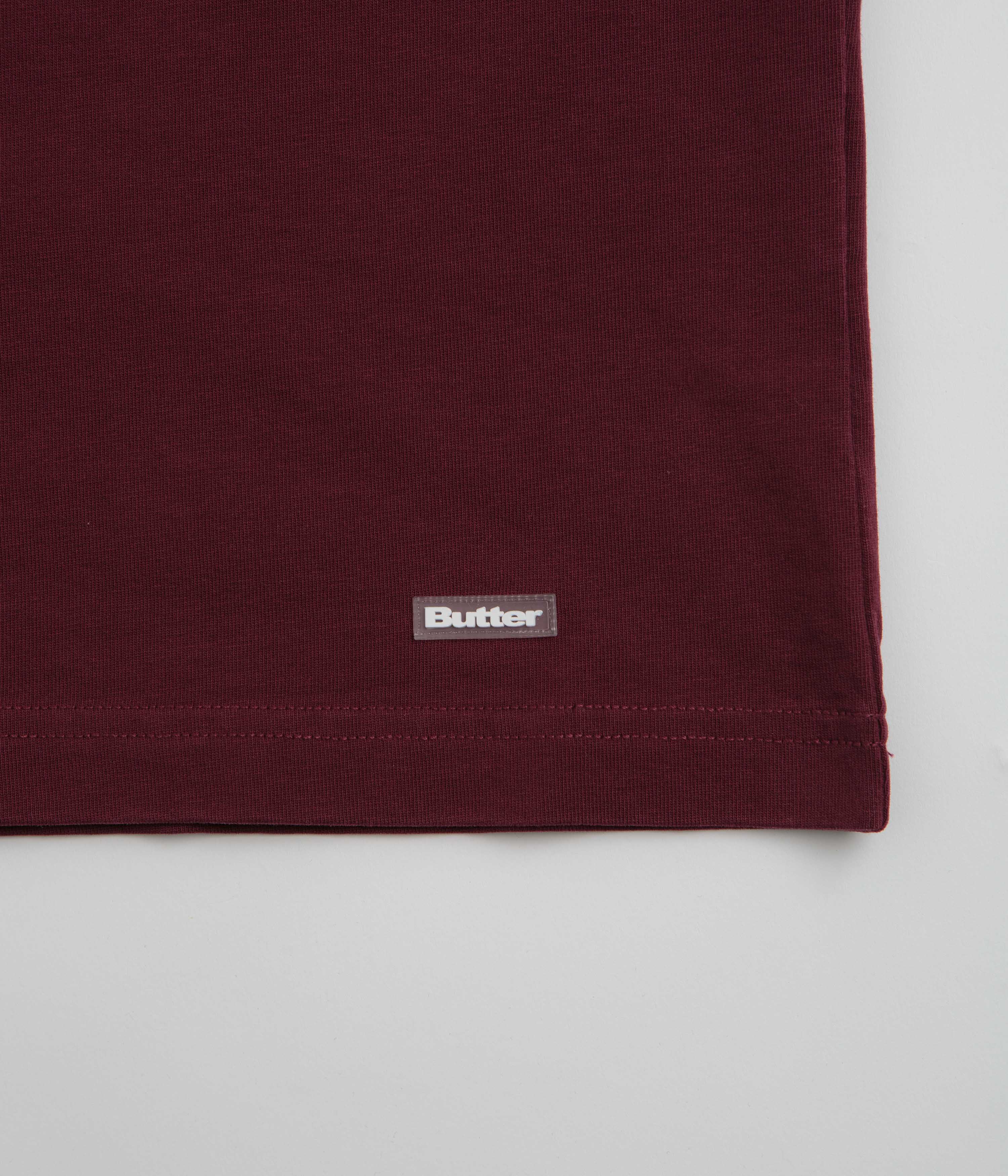 Butter Goods Basic T-Shirt - Washed Plum - Image 3