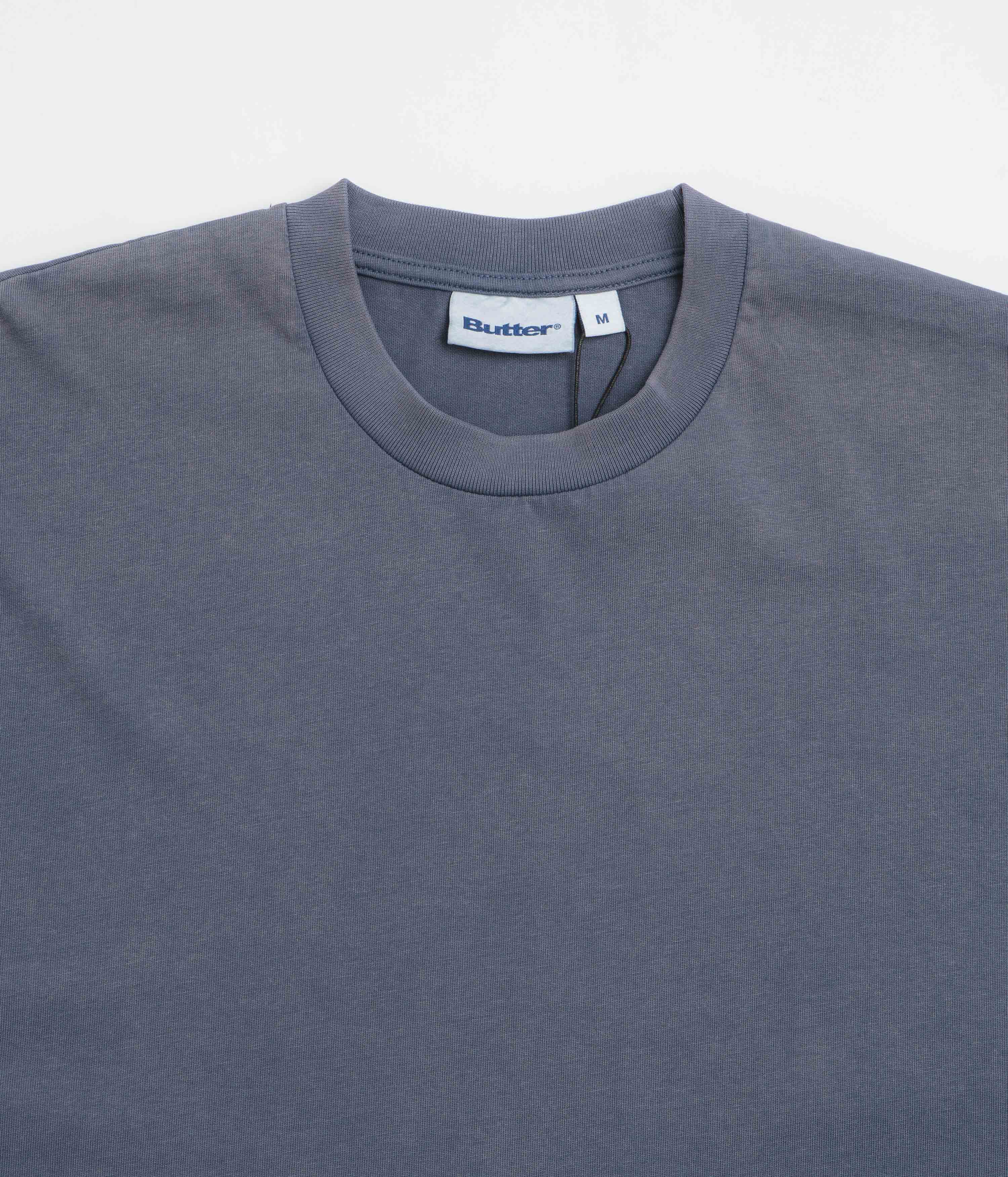 Butter Goods Basic T-Shirt - Washed Steel - Image 2
