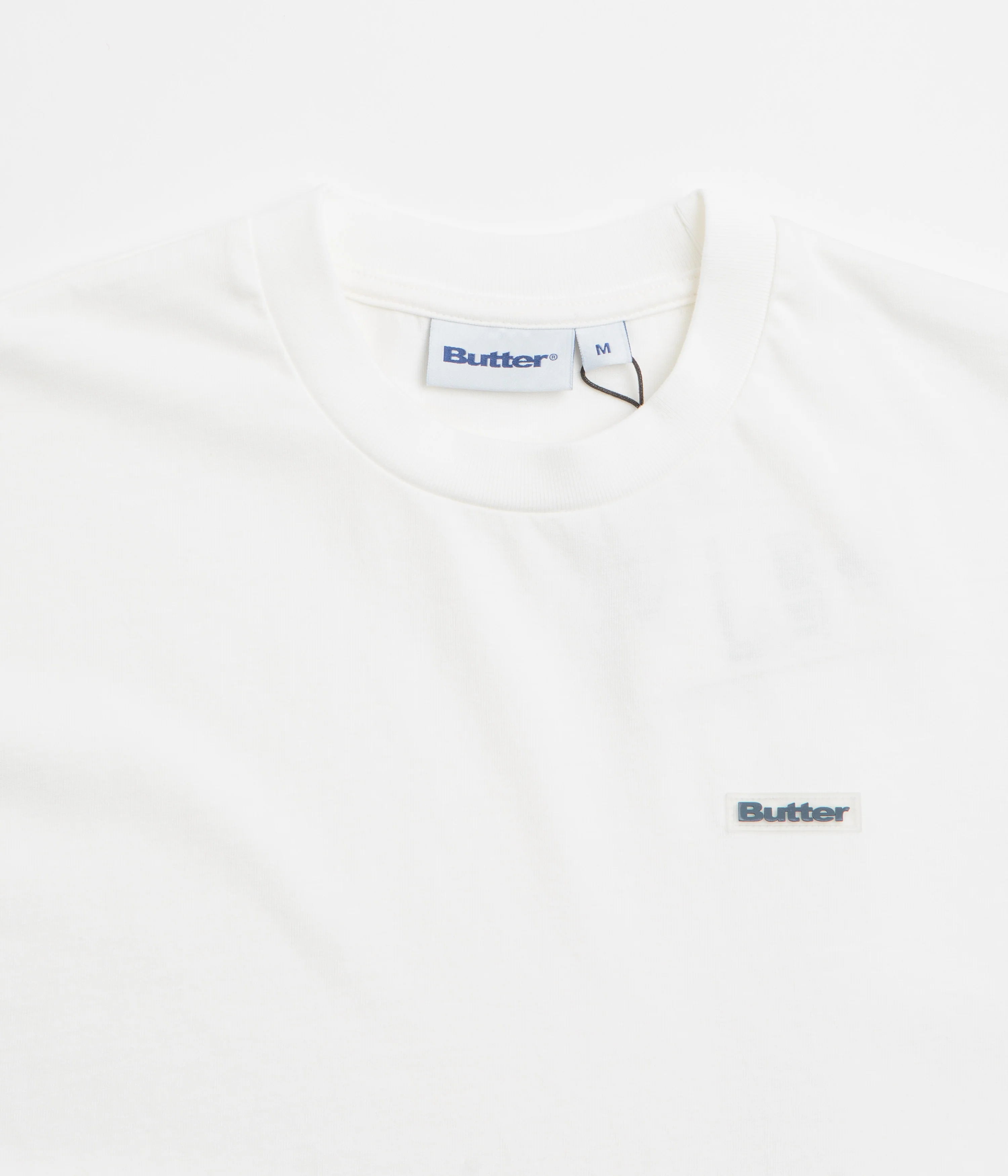 Butter Goods Basic T-Shirt - White / Black / White - Image 2