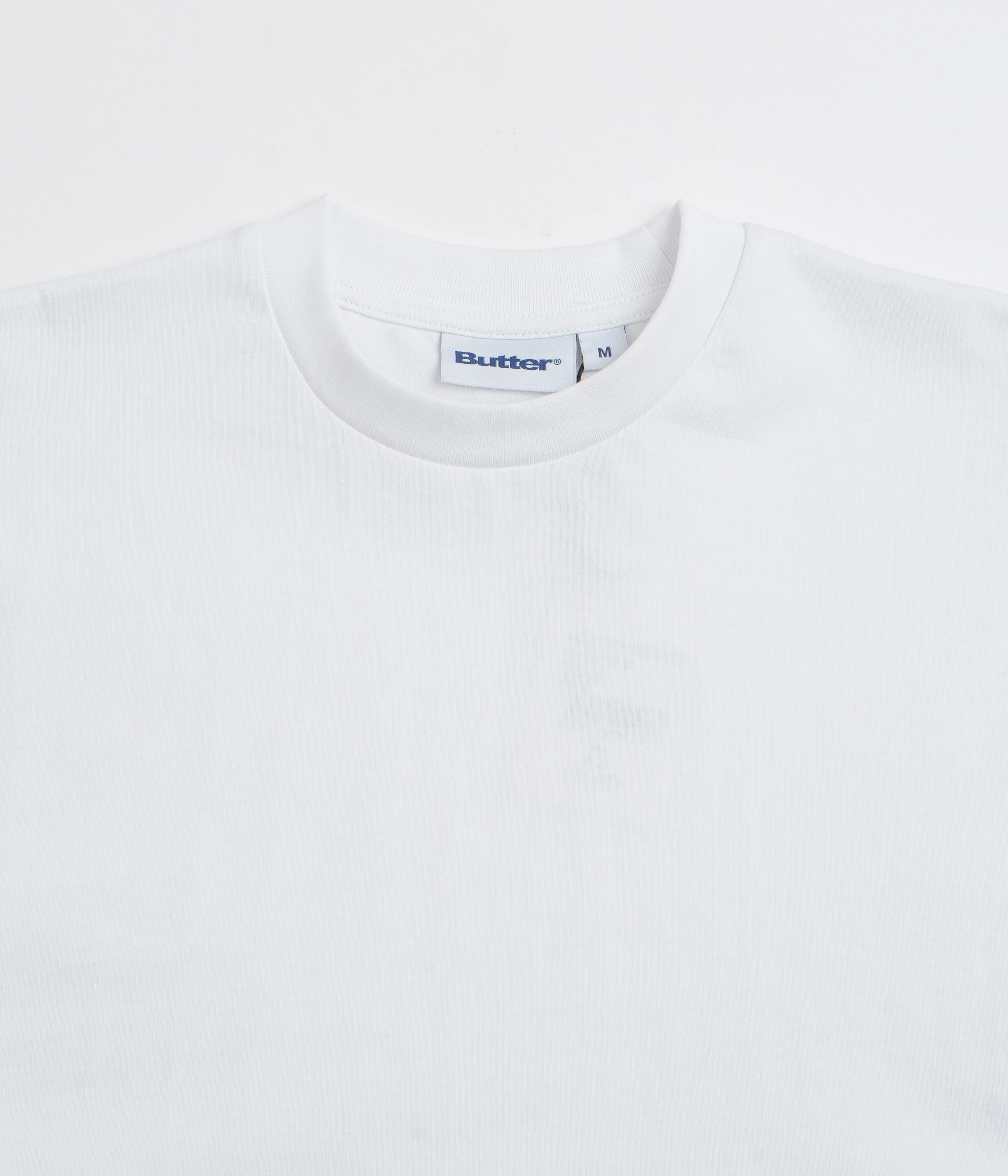 Butter Goods Basic T-Shirt - White / White - Image 2