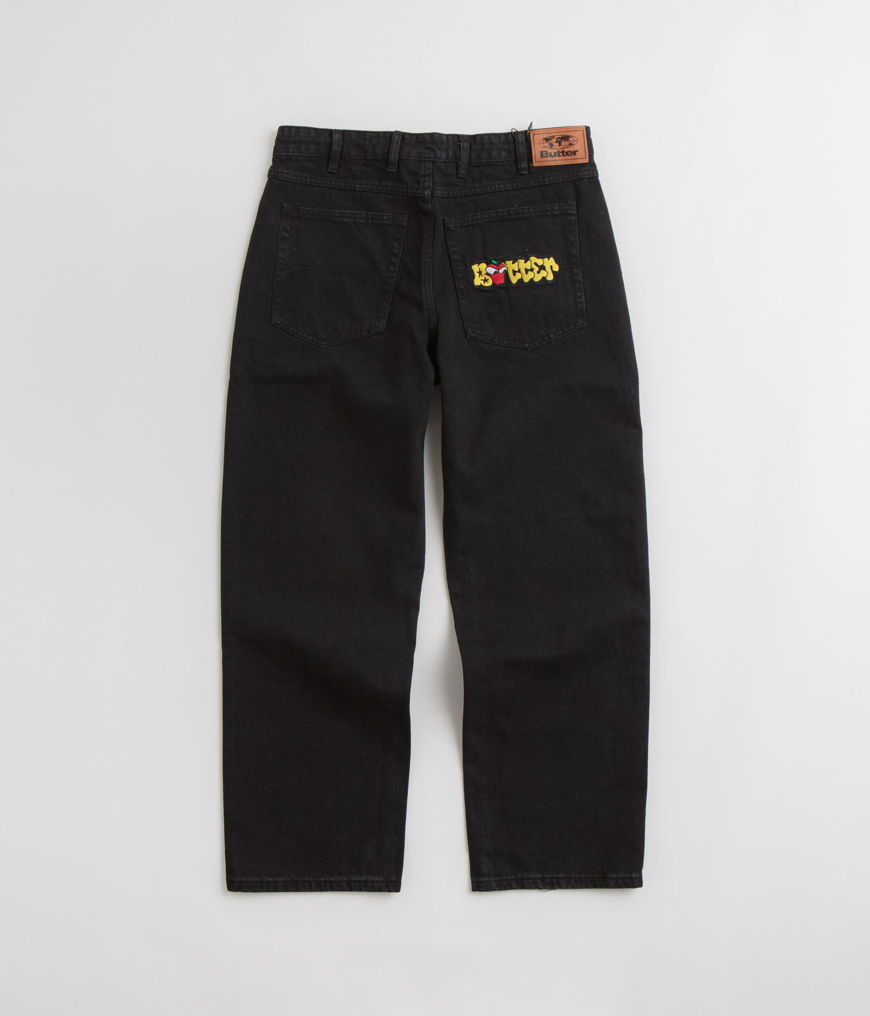 Butter Goods Big Apple Jeans - Washed Black - Image 3