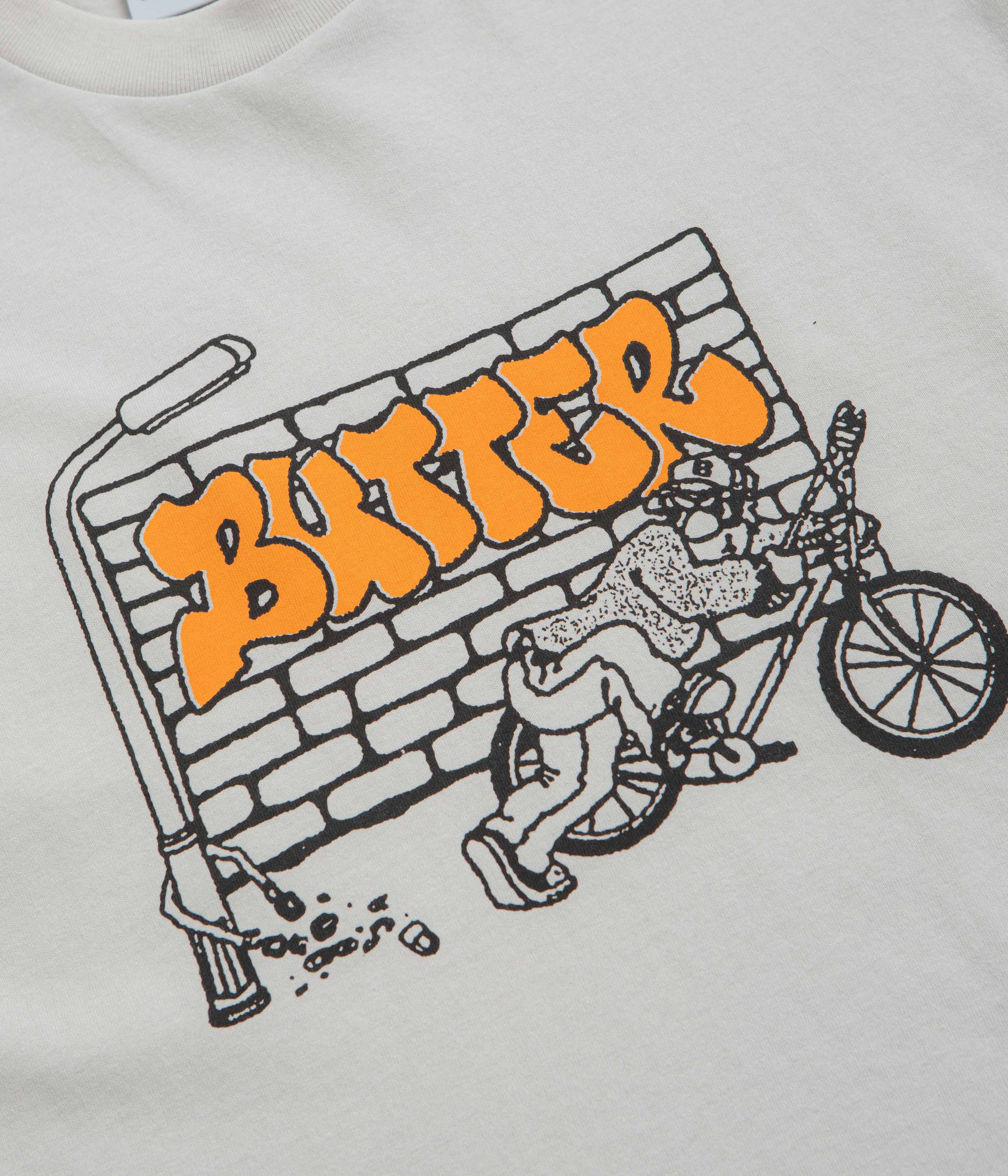 Butter Goods Bike T-Shirt - Cement - Image 3