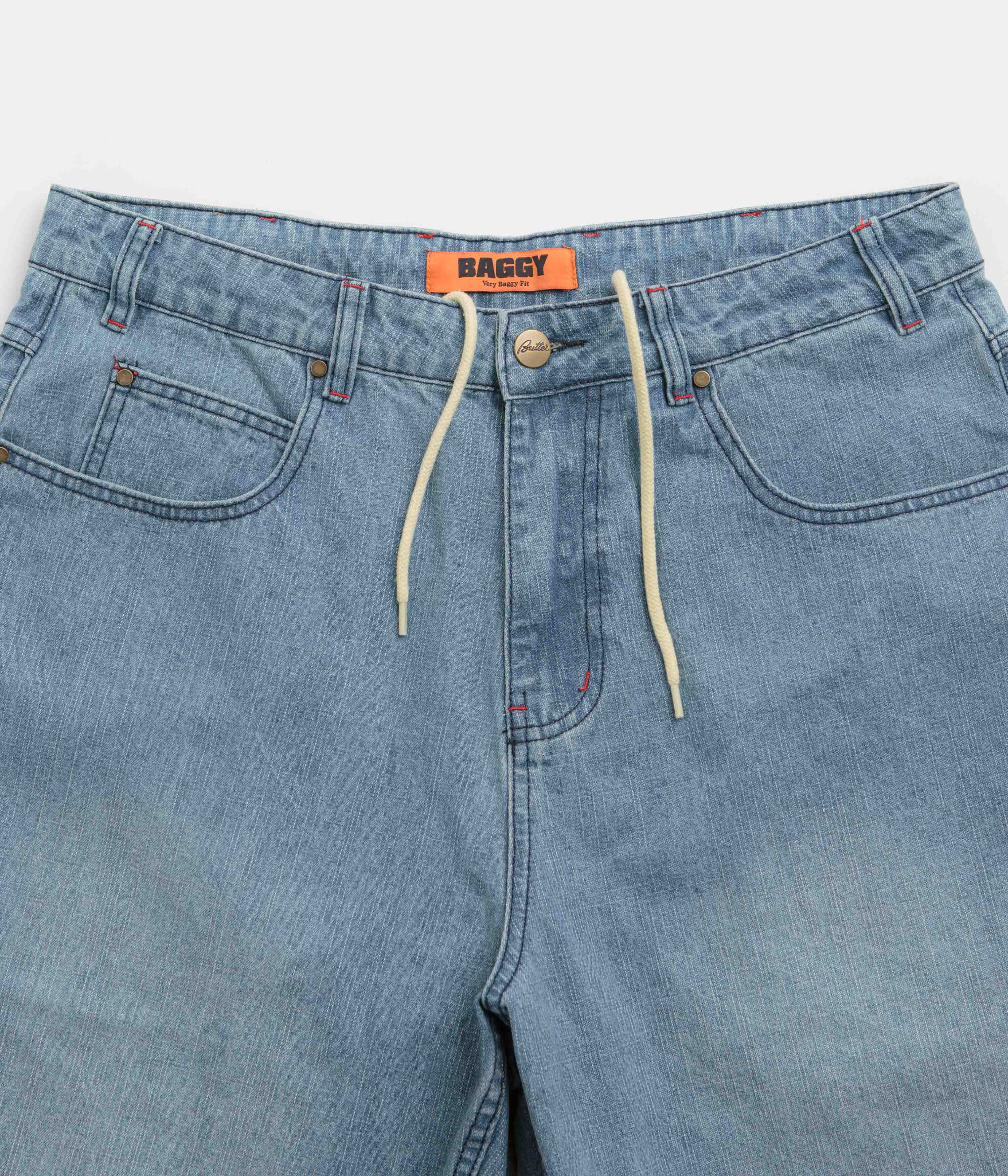 Butter Goods Blotch Jeans - Streaky Blue - Image 5