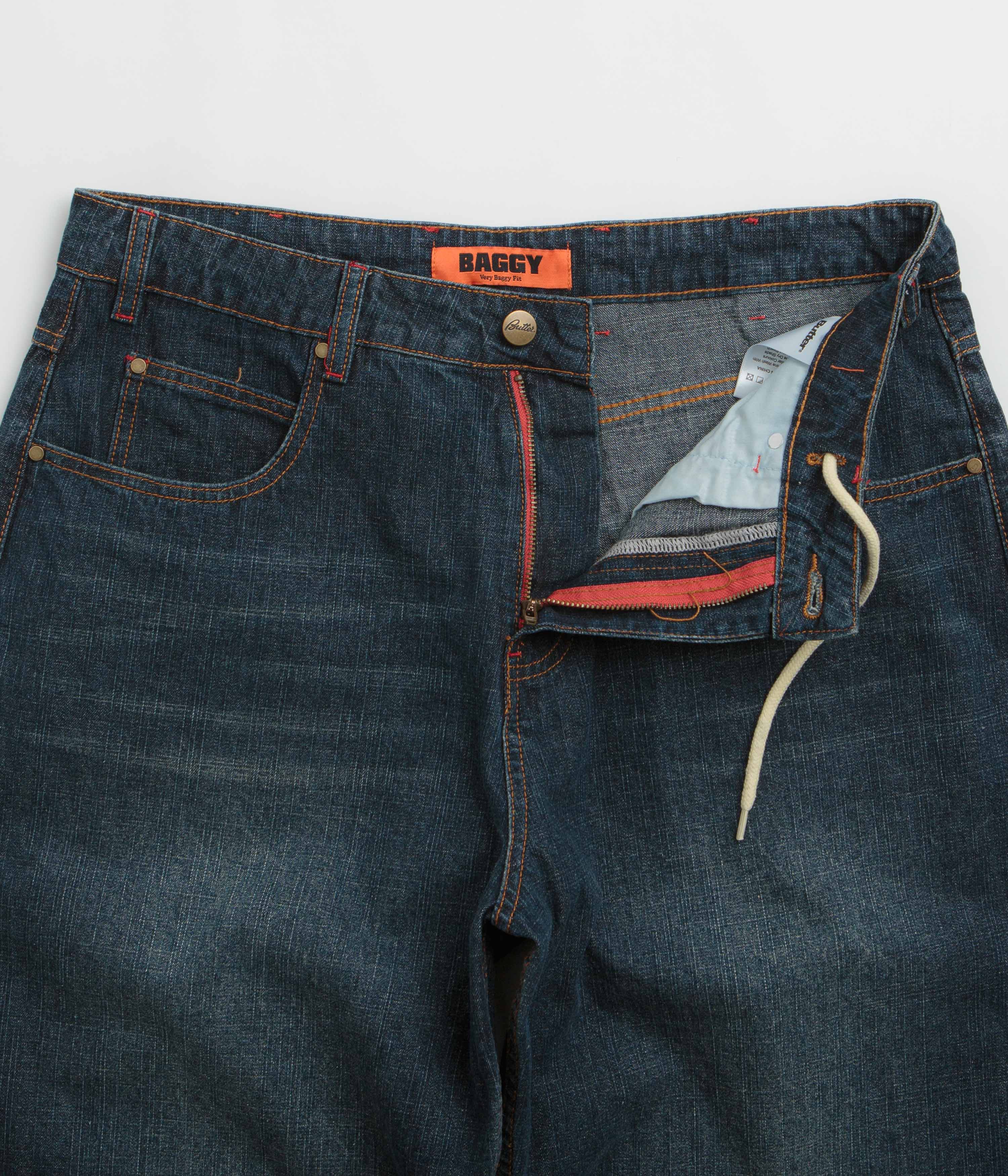 Butter Goods Blotch Jeans - Streaky Navy - Image 5