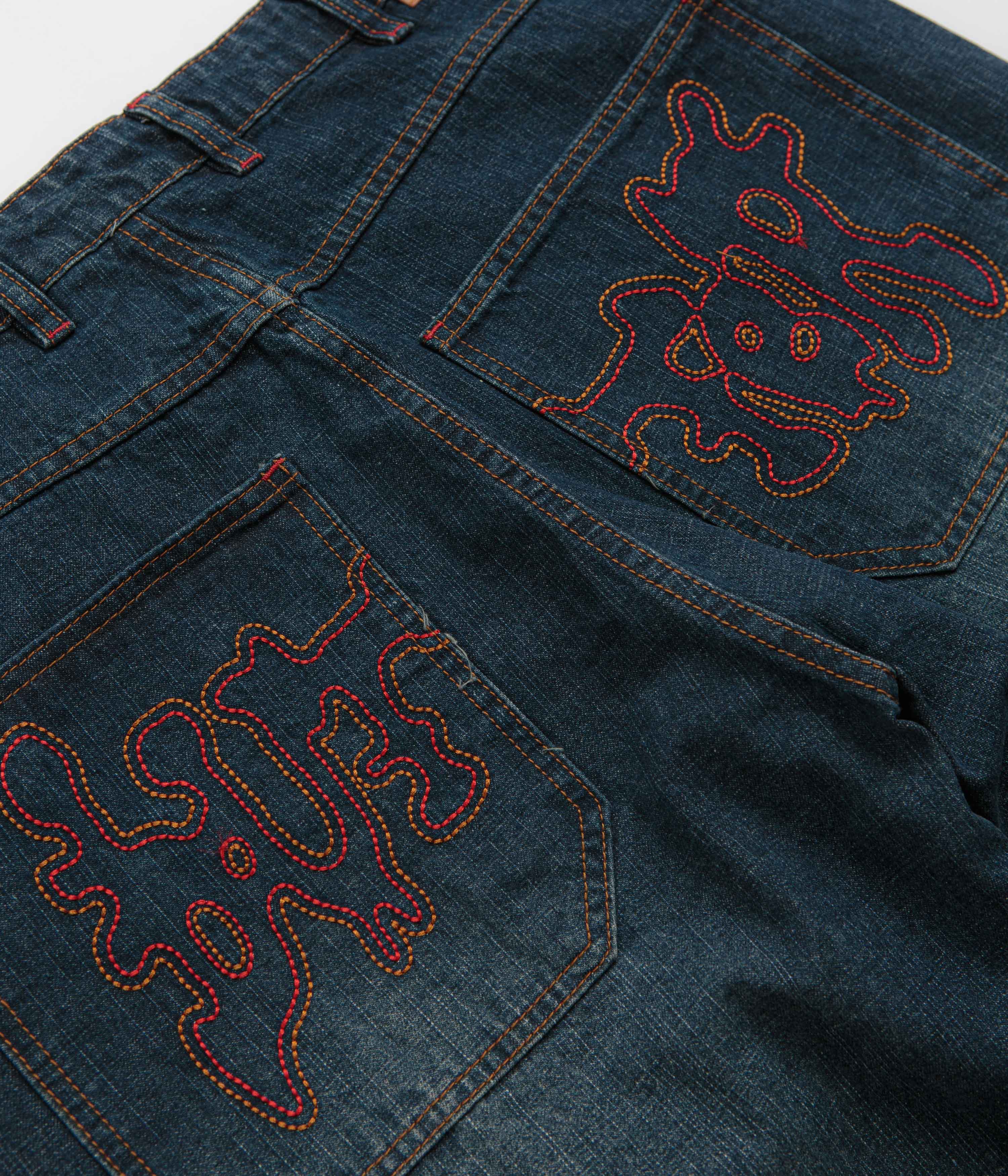 Butter Goods Blotch Jeans - Streaky Navy - Image 7