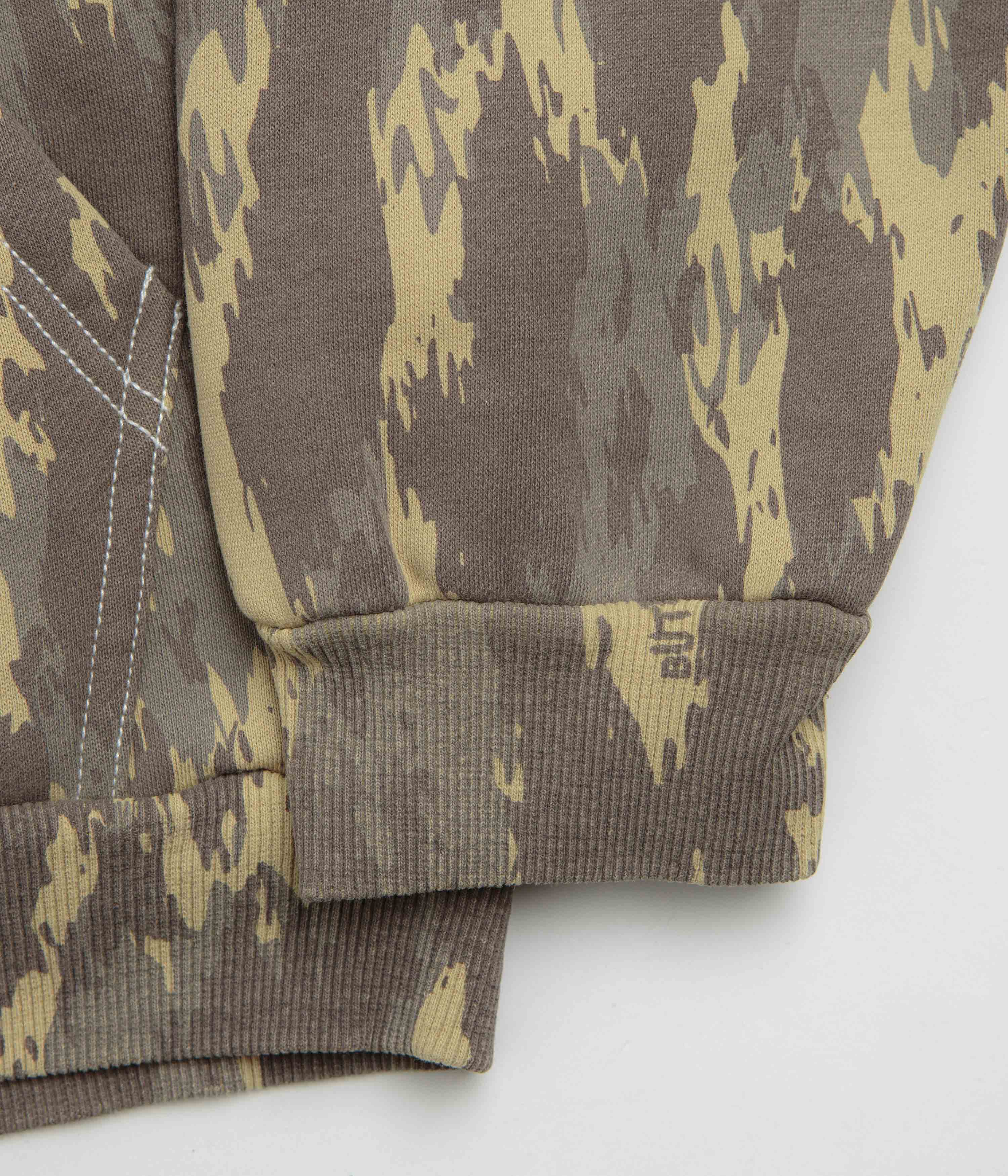 Butter Goods Blotch Zip-Thru Hoodie - Washed Camo - Image 5