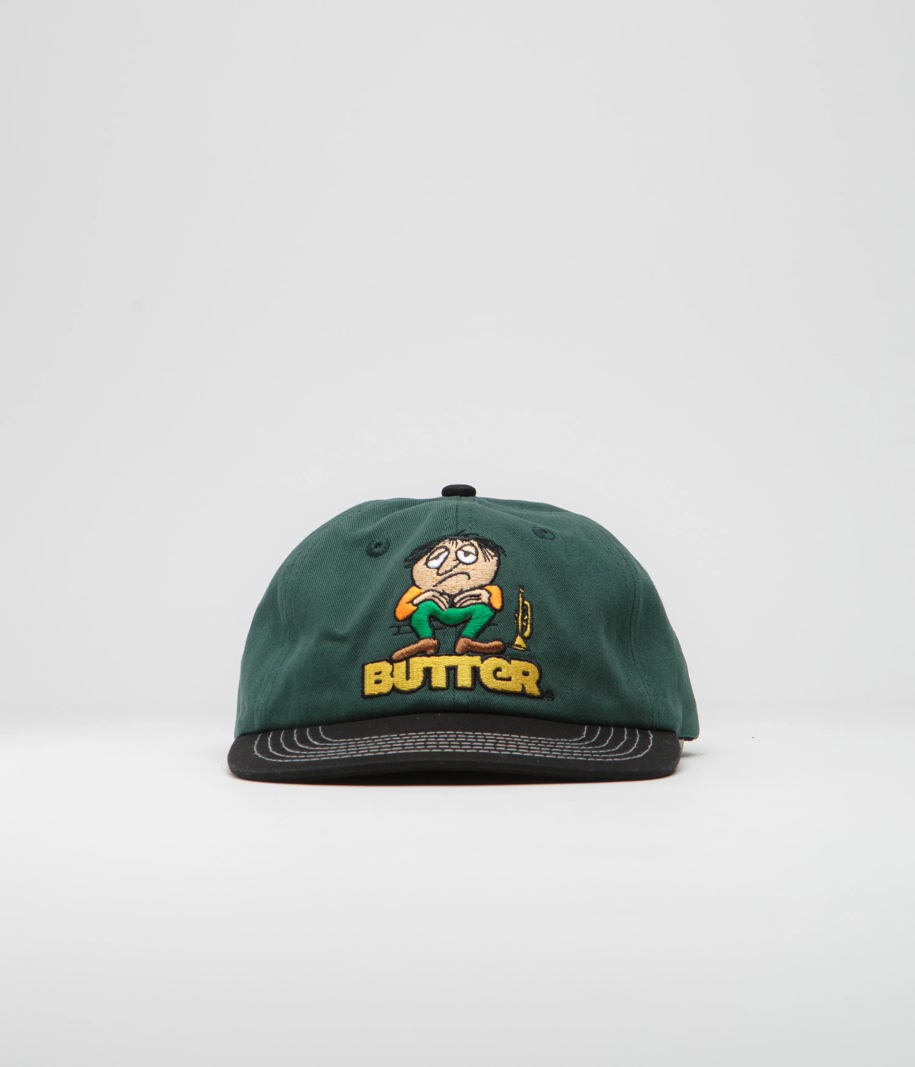 Butter Goods Blues Cap - Forest / Black - Image 2