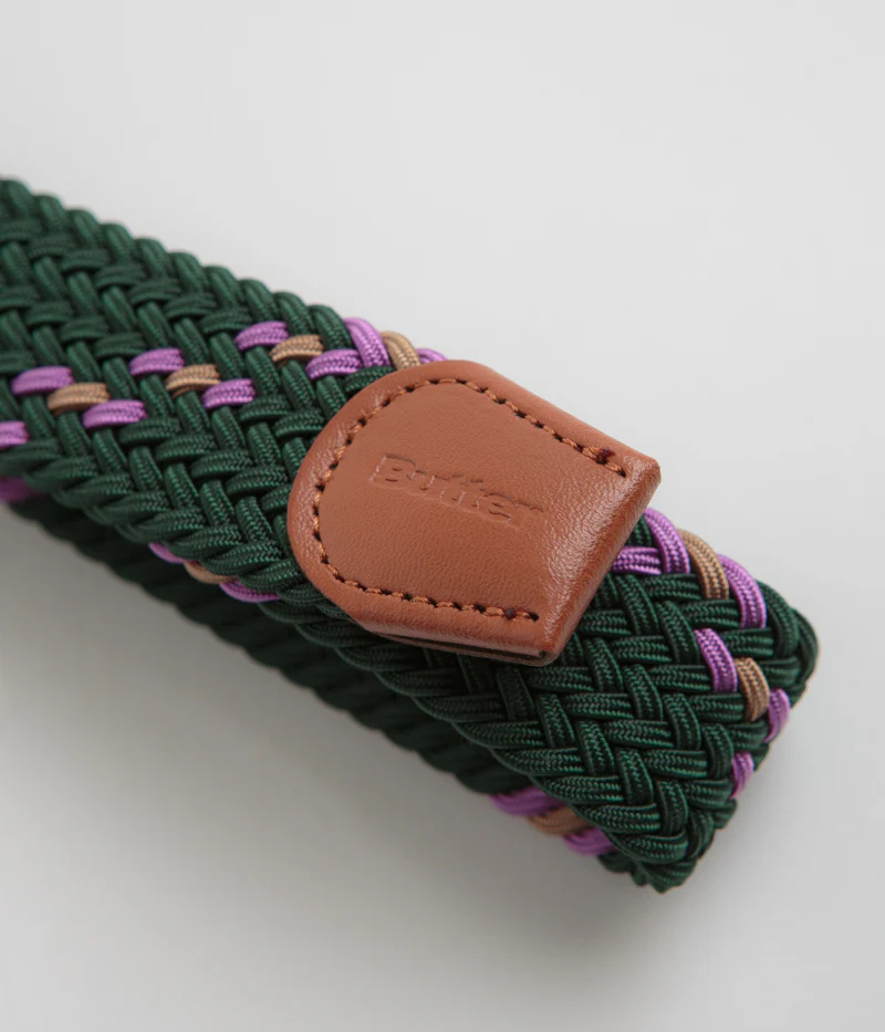 Butter Goods Braided Belt - Forest - Image 2
