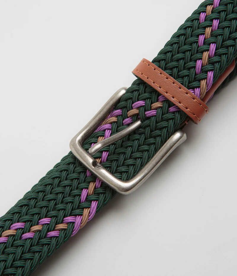 Butter Goods Braided Belt - Forest - Image 3