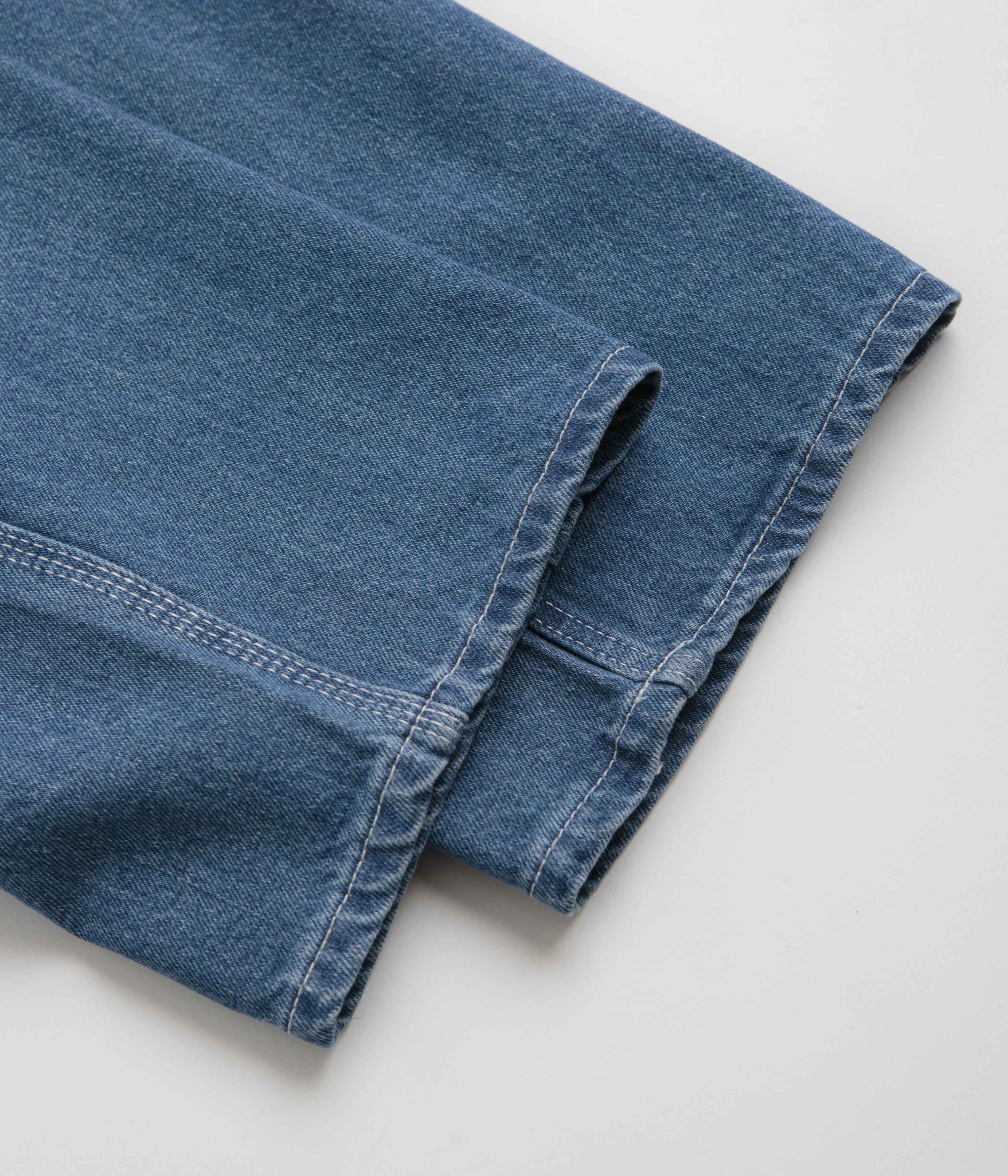 Butter Goods Breakdown Relaxed Jeans - Solid Blue - Image 9