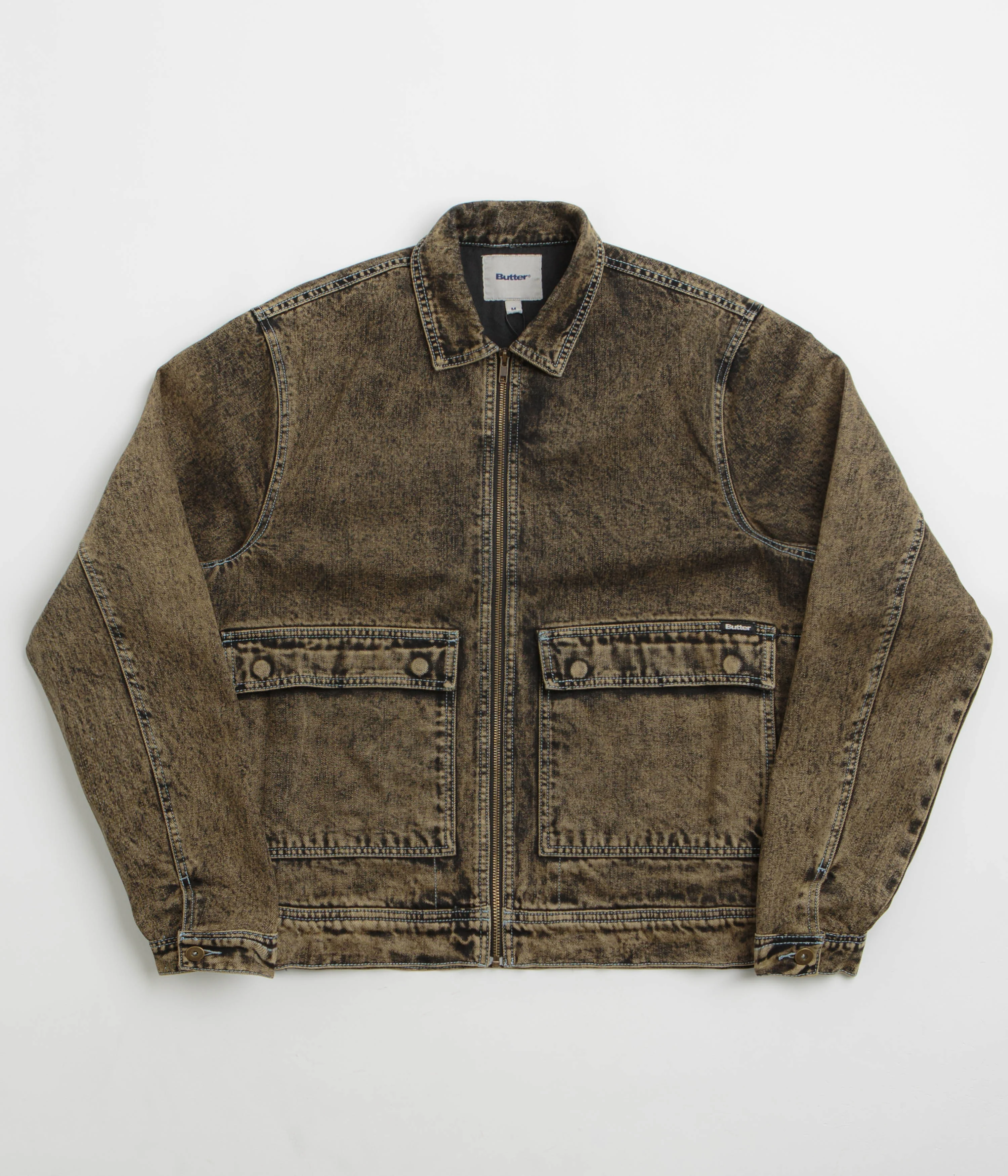 Butter Goods Bronco Denim Jacket - Tinted Brown