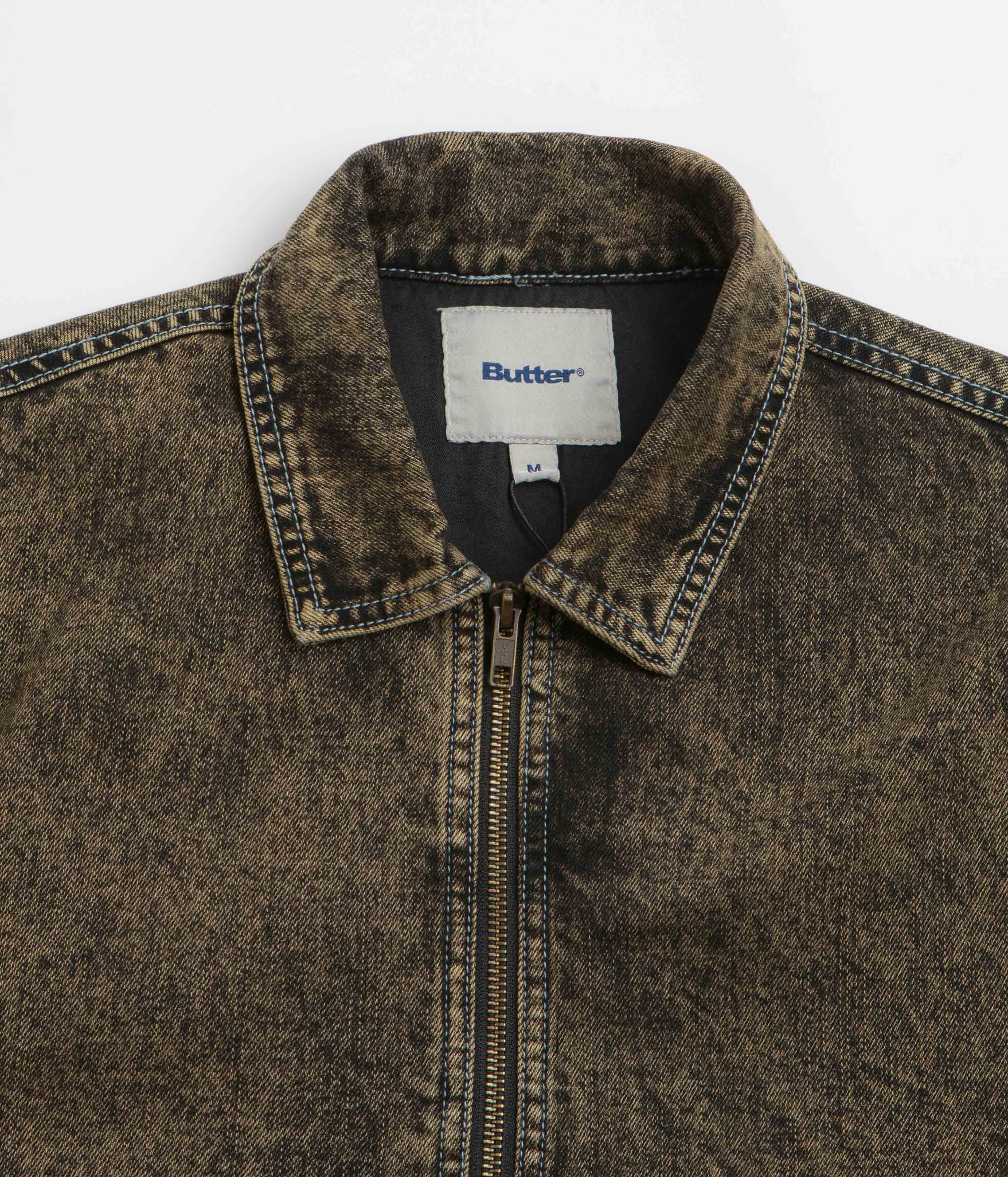 Butter Goods Bronco Denim Jacket - Tinted Brown - Image 4