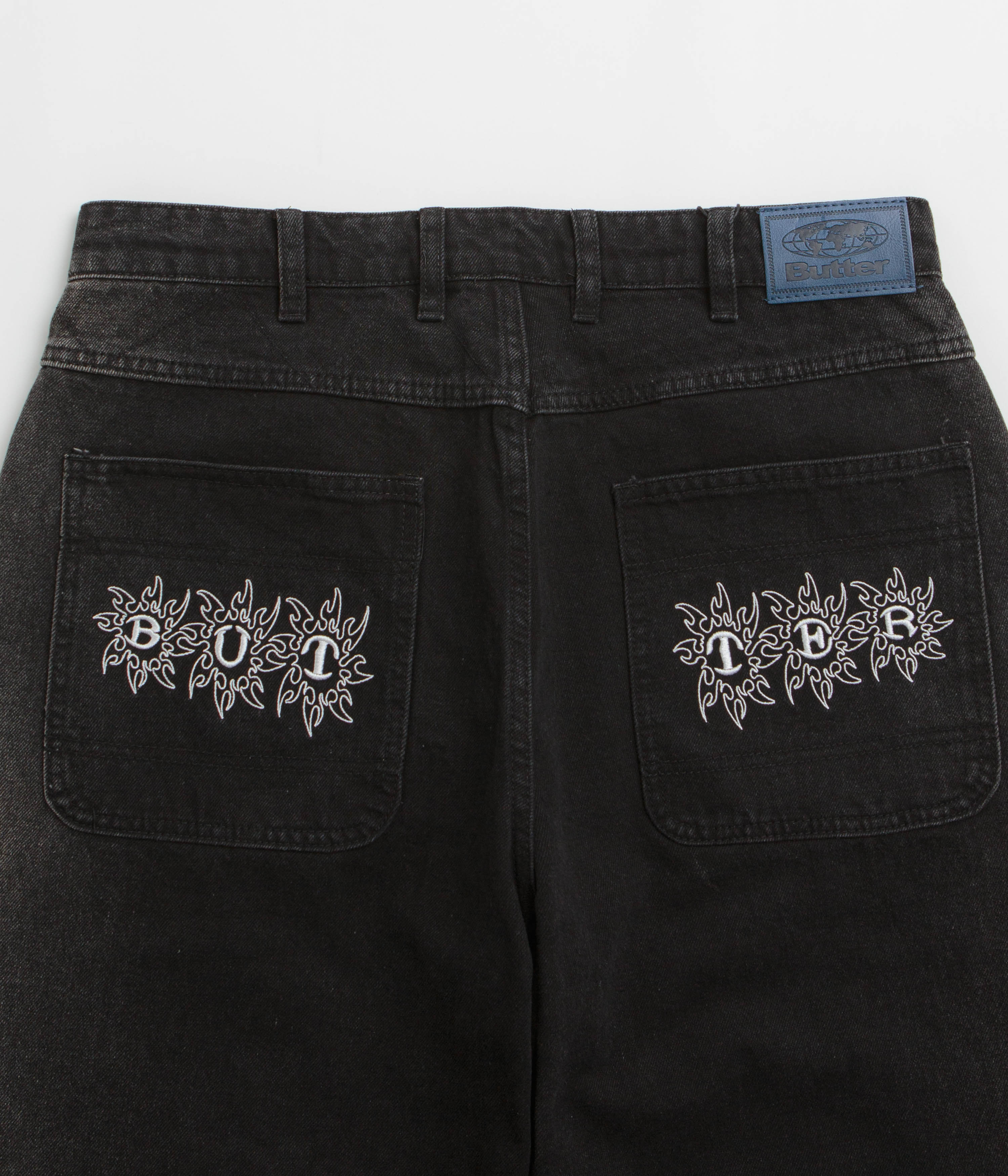 Butter Goods Bronco Jeans - Washed Black - Image 6