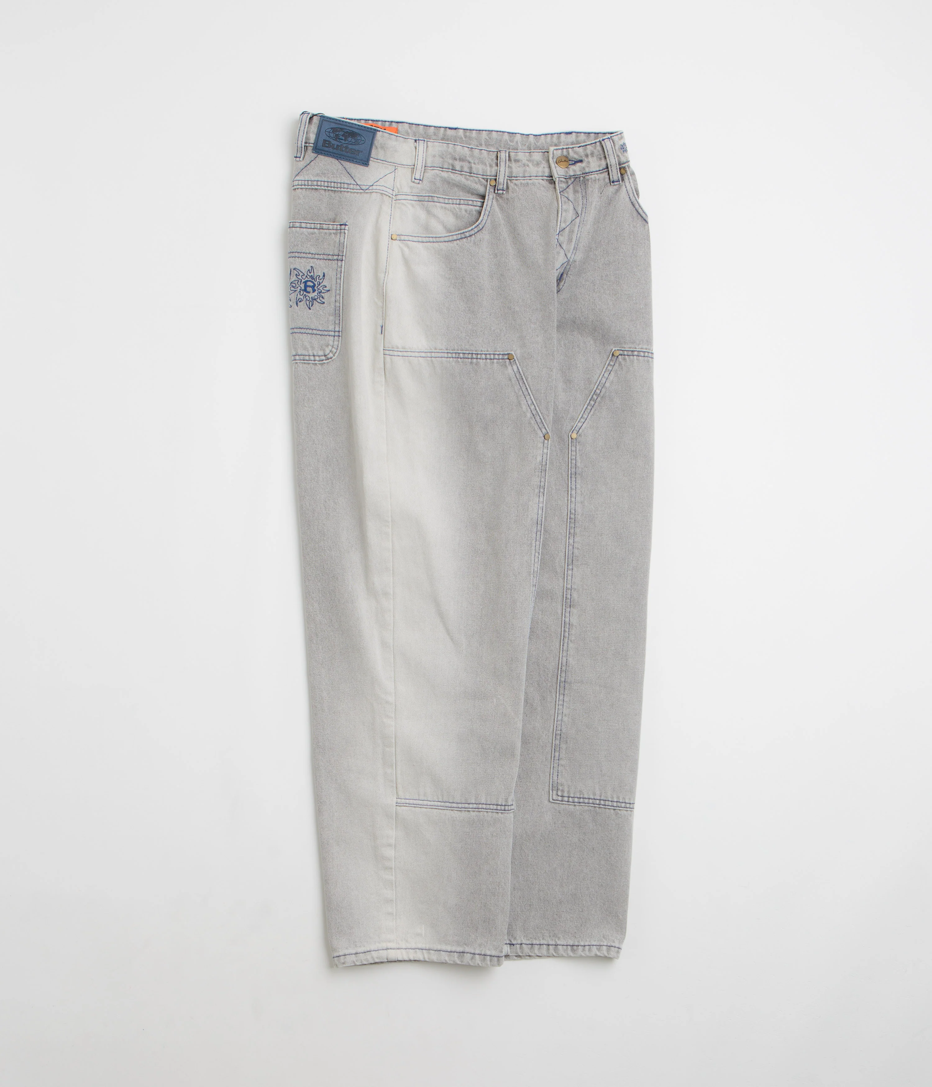 Butter Goods Bronco Jeans - Washed Grey - Image 2