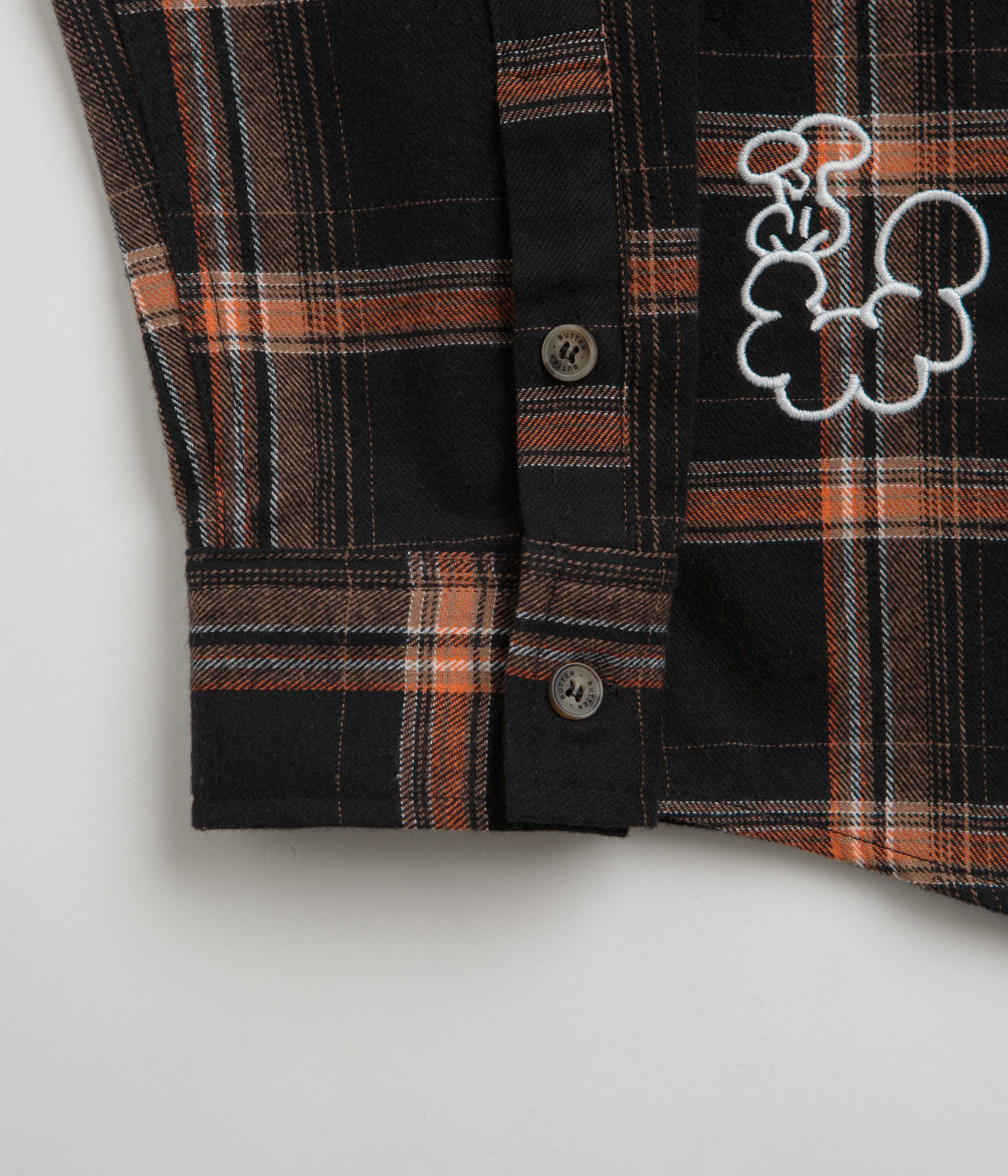 Butter Goods Bugs Flannel Shirt - Black - Image 2