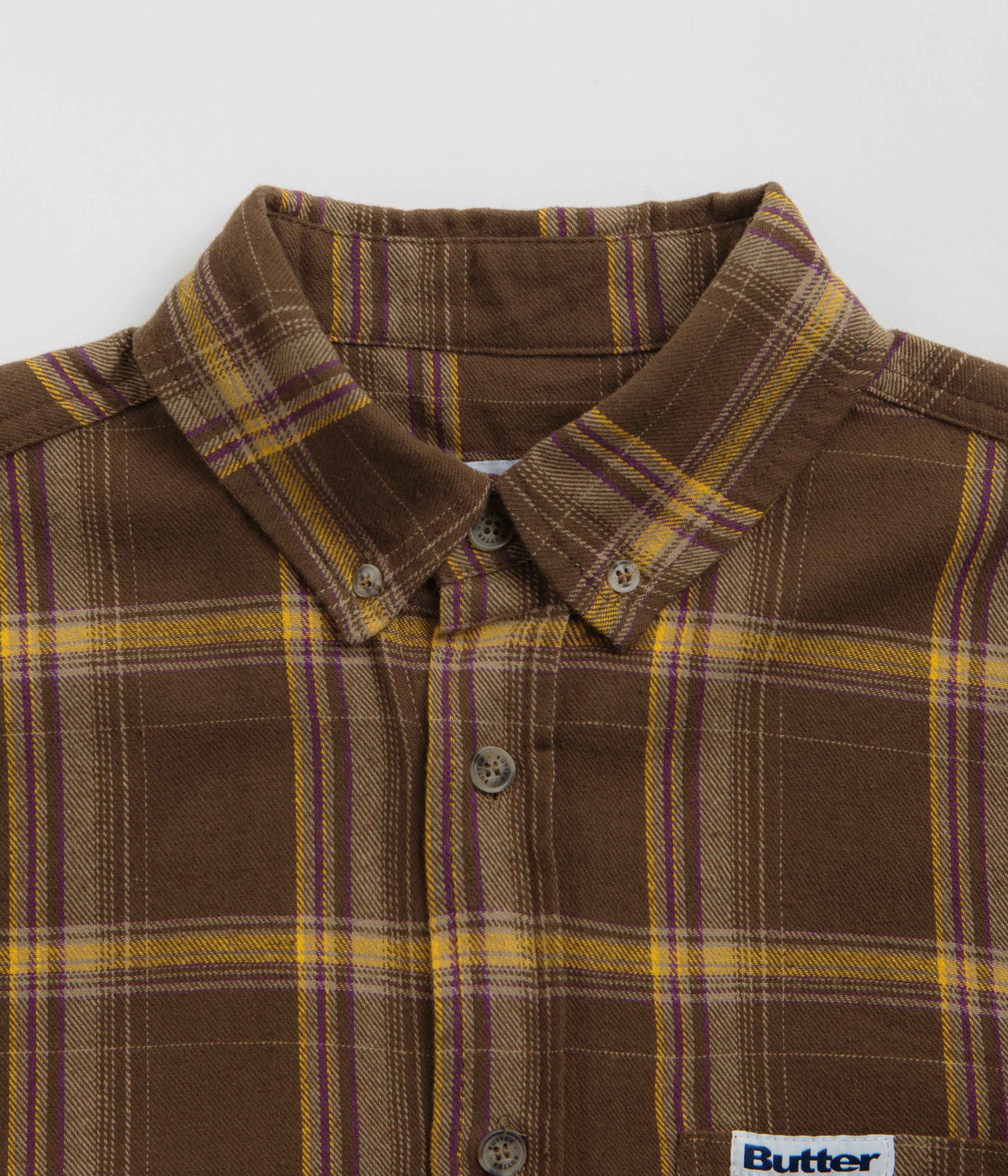 Butter Goods Bugs Flannel Shirt - Chestnut - Image 4