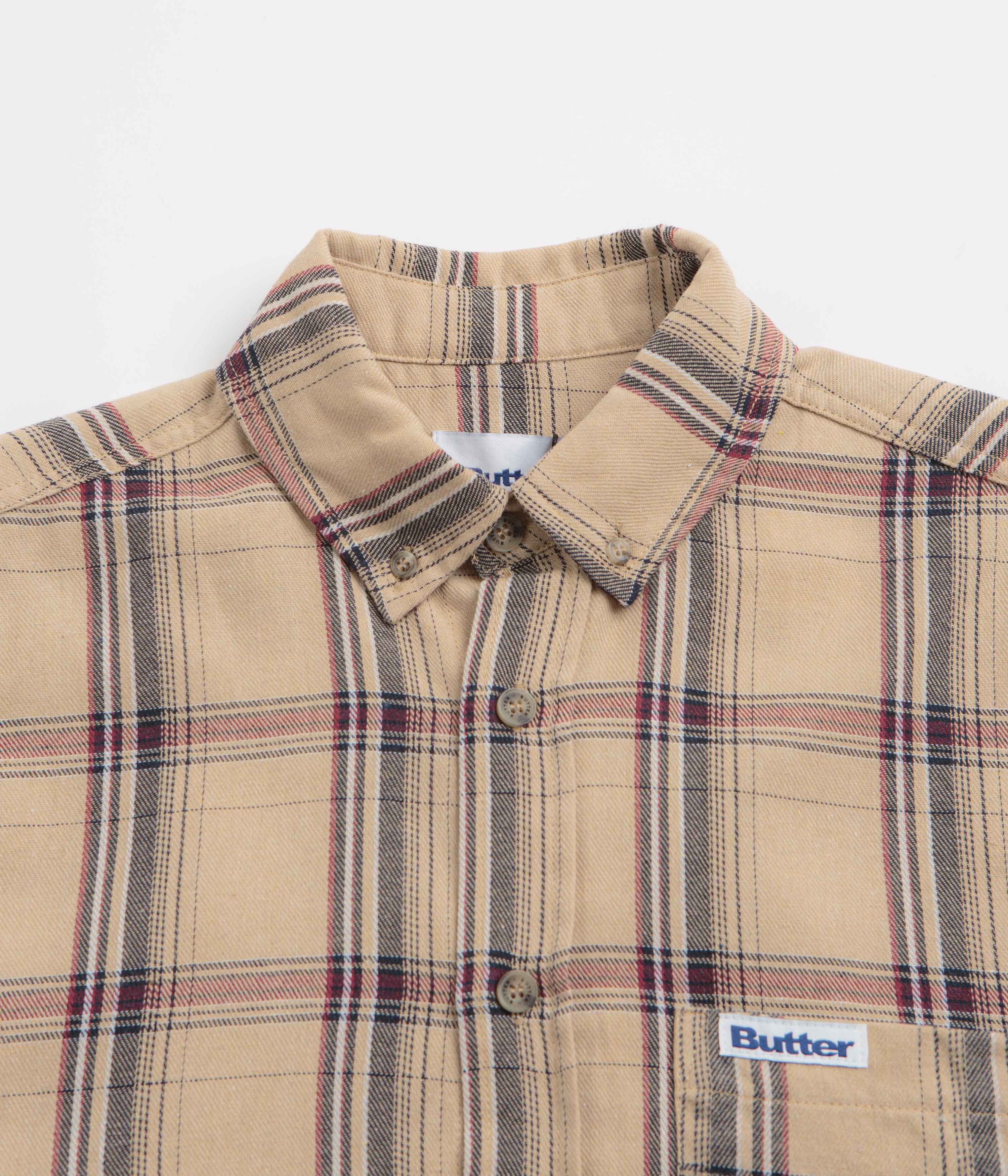 Butter Goods Bugs Flannel Shirt - Tan - Image 2