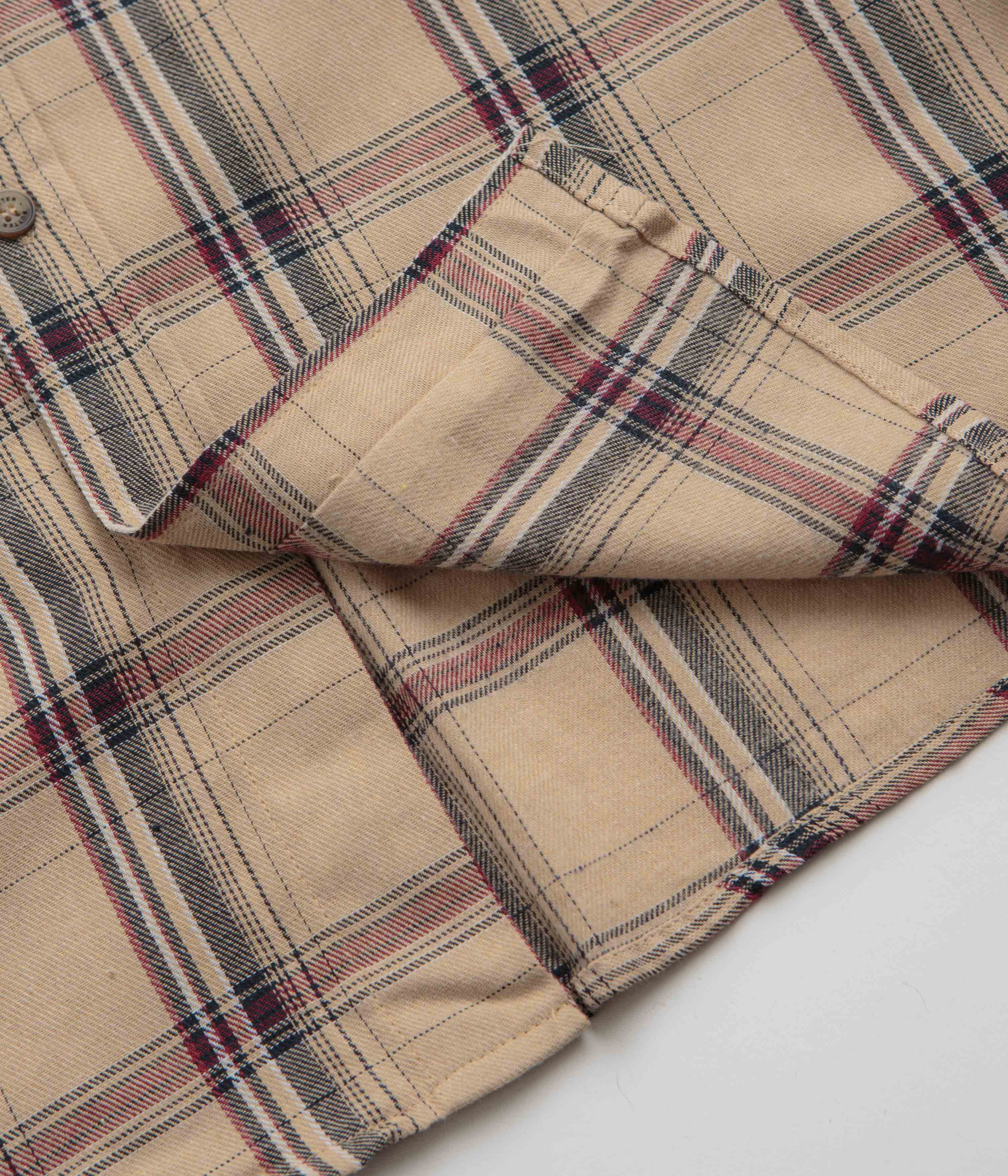 Butter Goods Bugs Flannel Shirt - Tan - Image 5