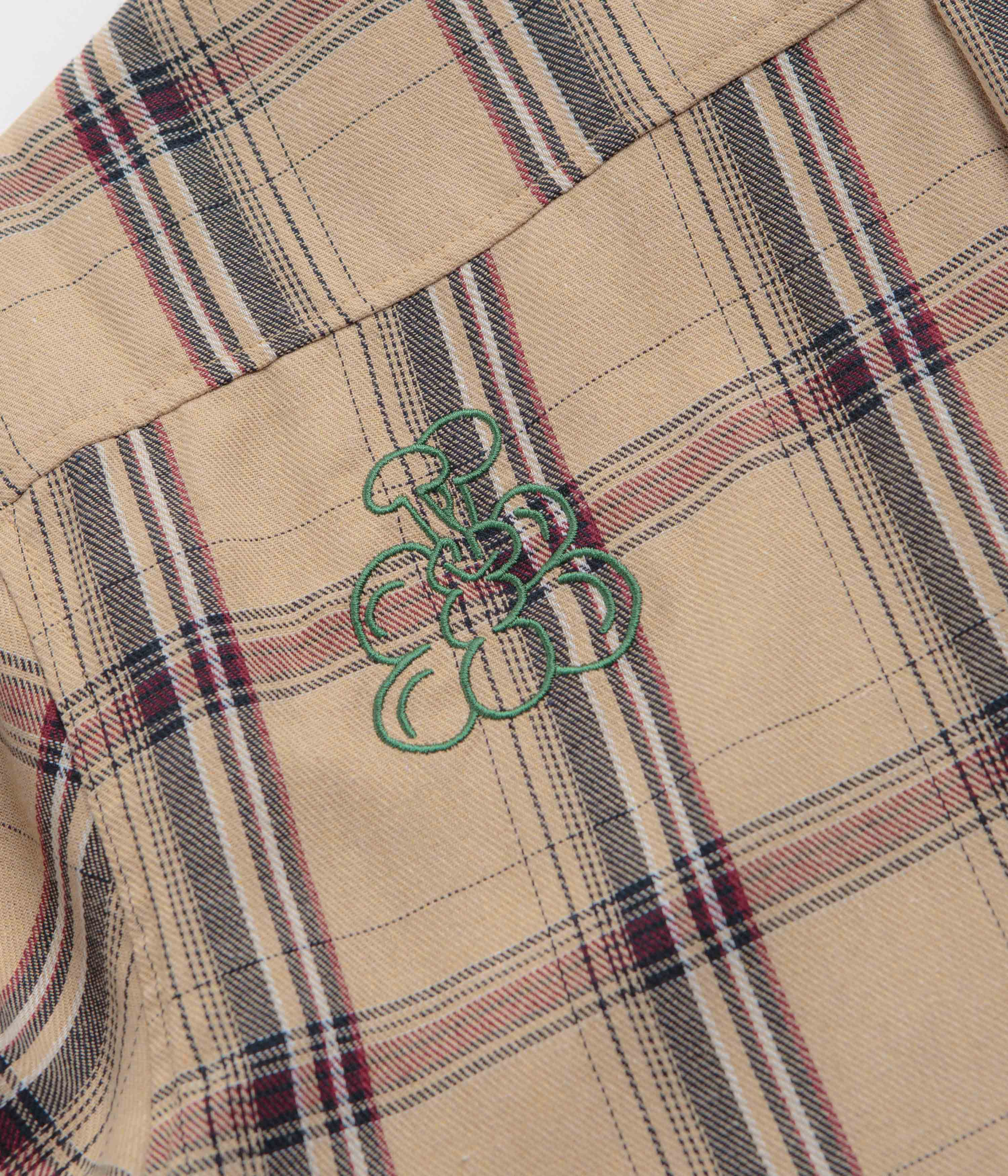 Butter Goods Bugs Flannel Shirt - Tan - Image 7