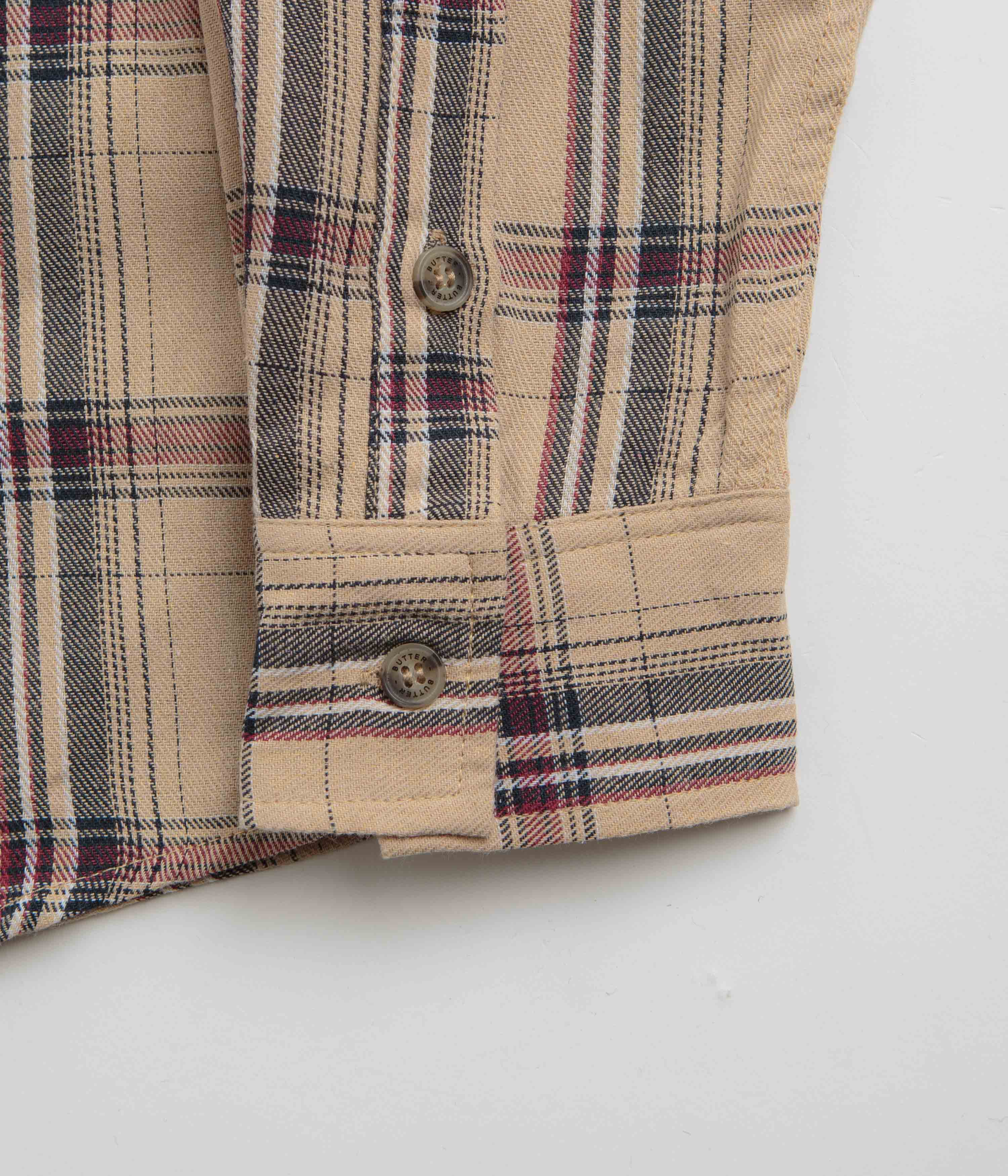Butter Goods Bugs Flannel Shirt - Tan - Image 8