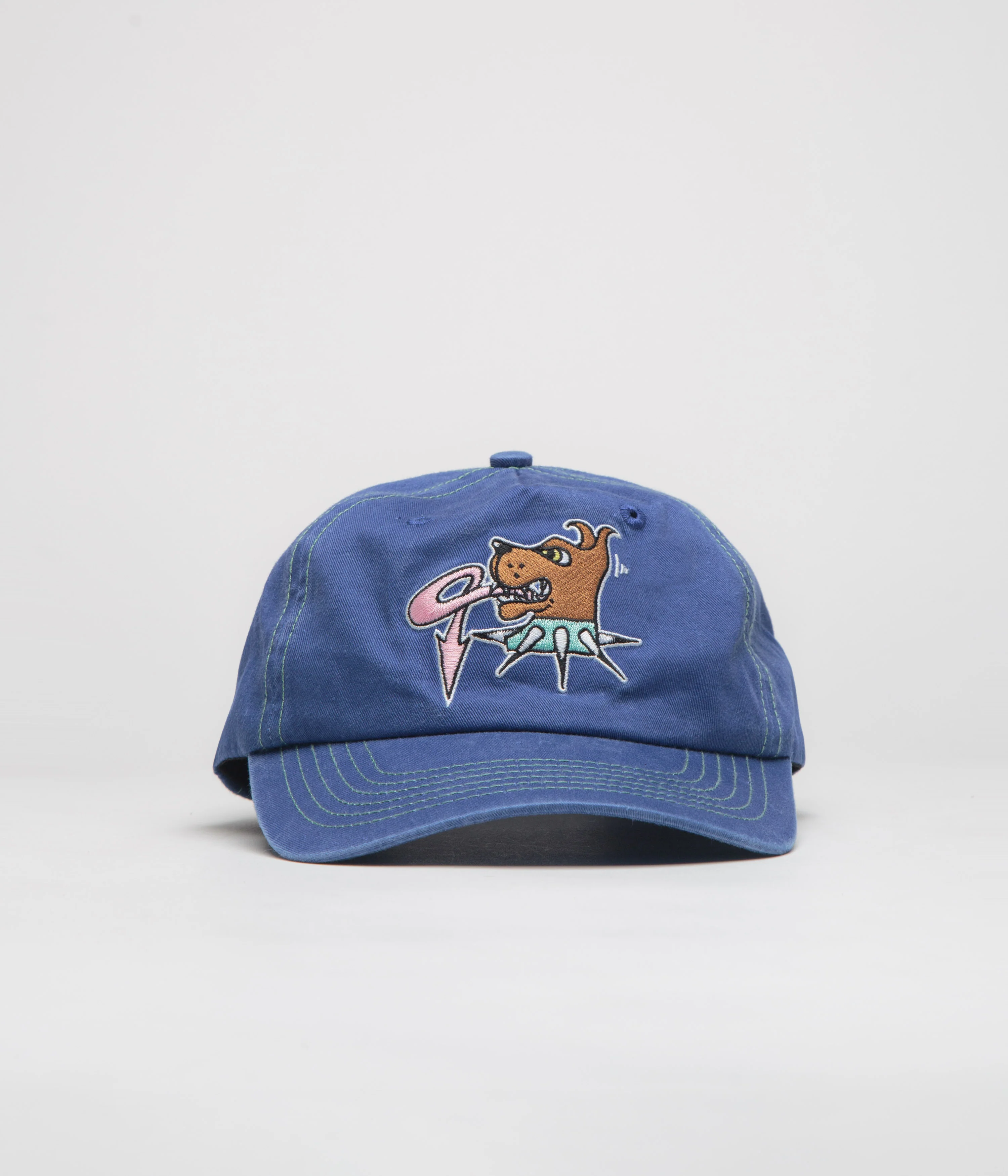 Butter Goods Canine 5 Panel Cap - Washed Navy - Image 2