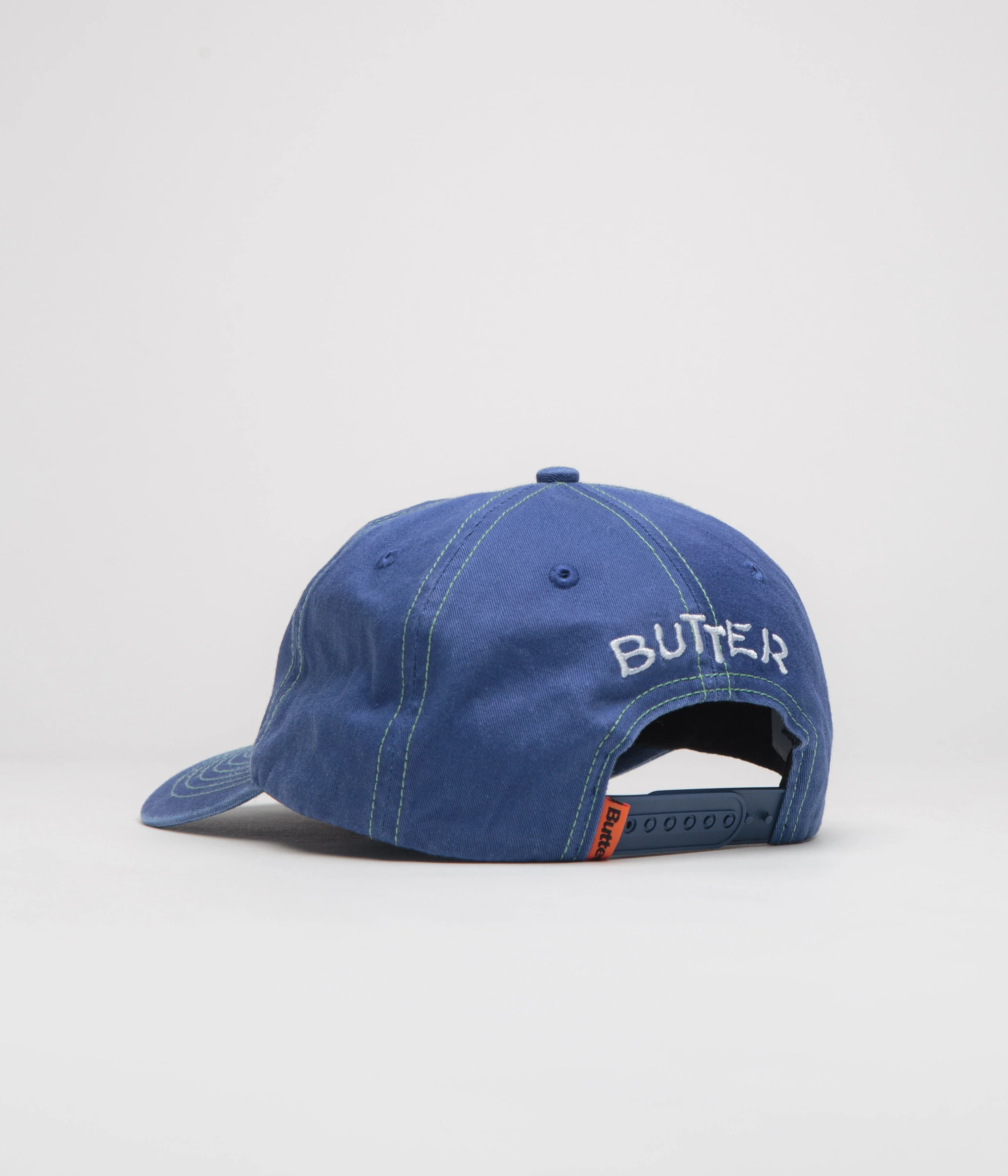Butter Goods Canine 5 Panel Cap - Washed Navy - Image 3