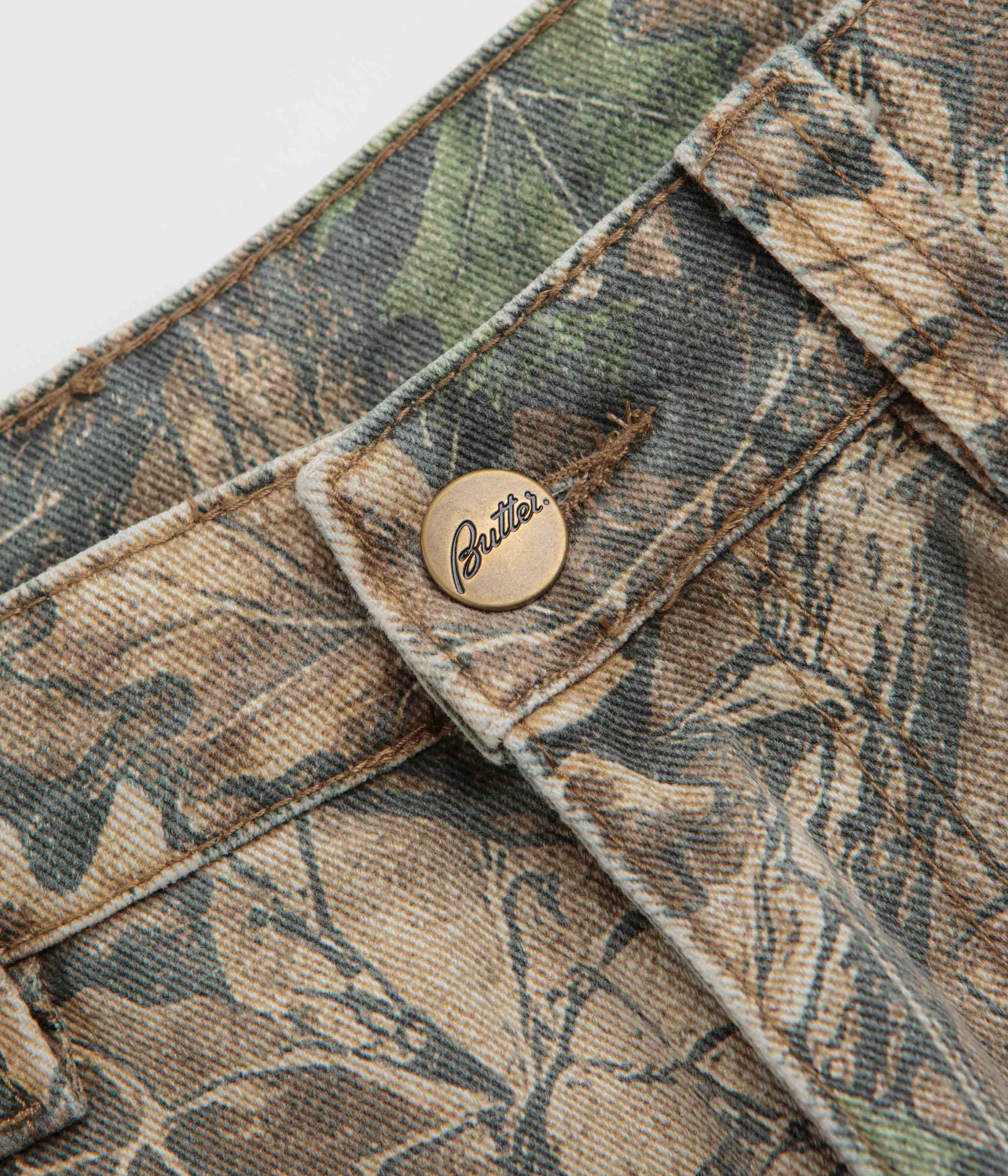 Butter Goods Carpenter Jeans - Forest Camo - Image 6