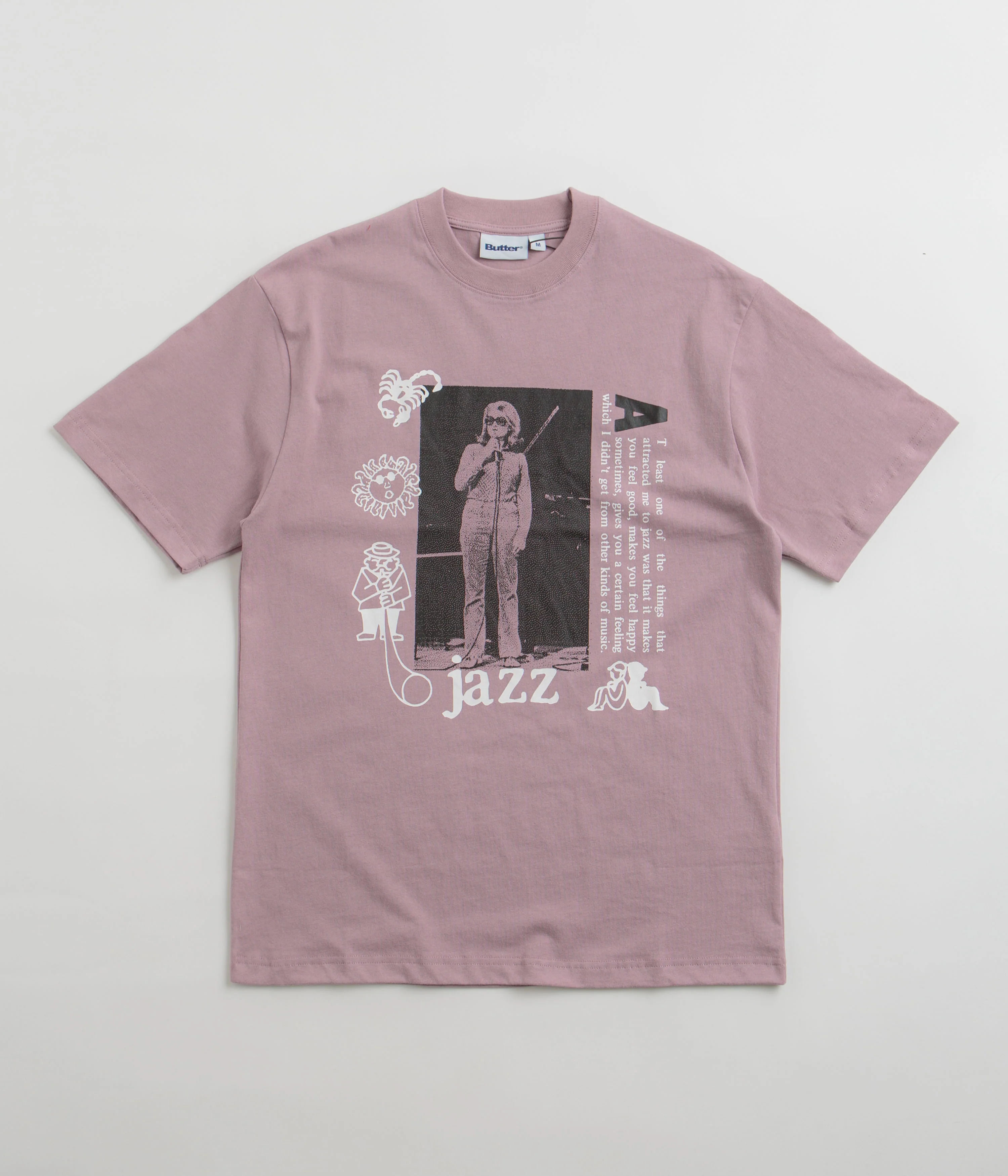 Butter Goods Certain Feeling T-Shirt - Washed Berry