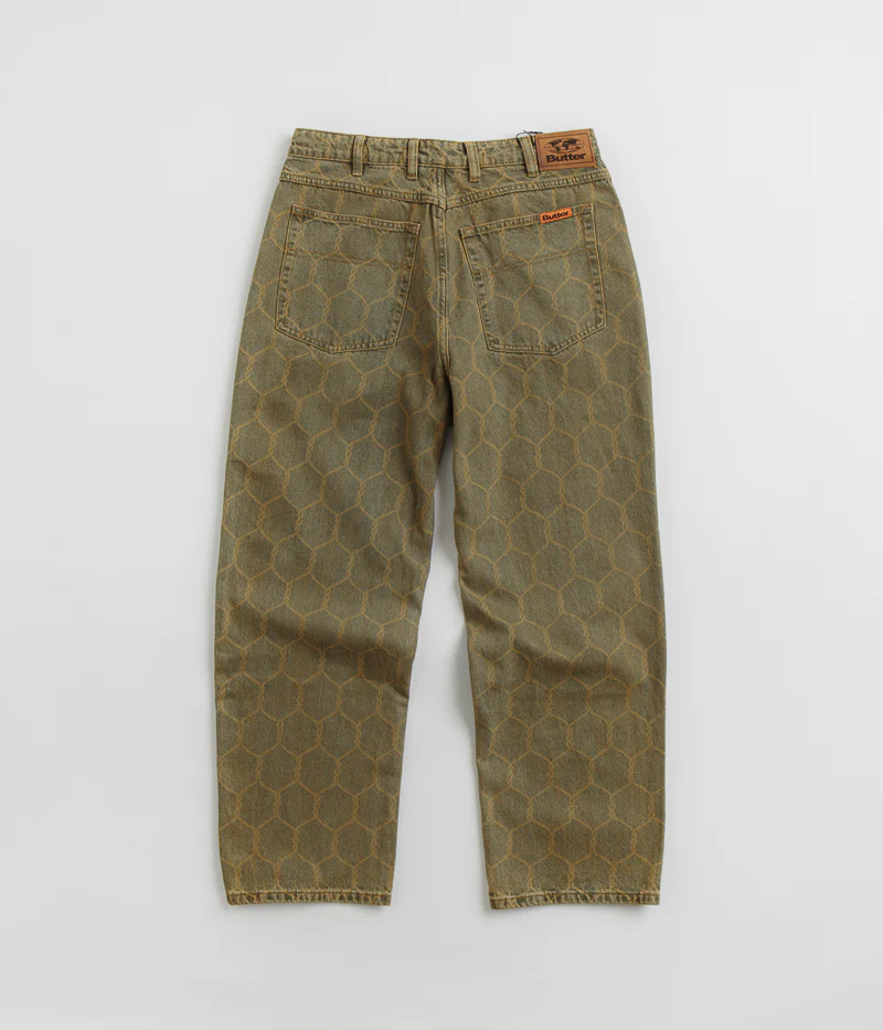 Butter Goods Chain Link Jeans - Washed Brown - Image 3