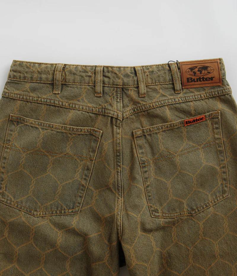 Butter Goods Chain Link Jeans - Washed Brown - Image 6