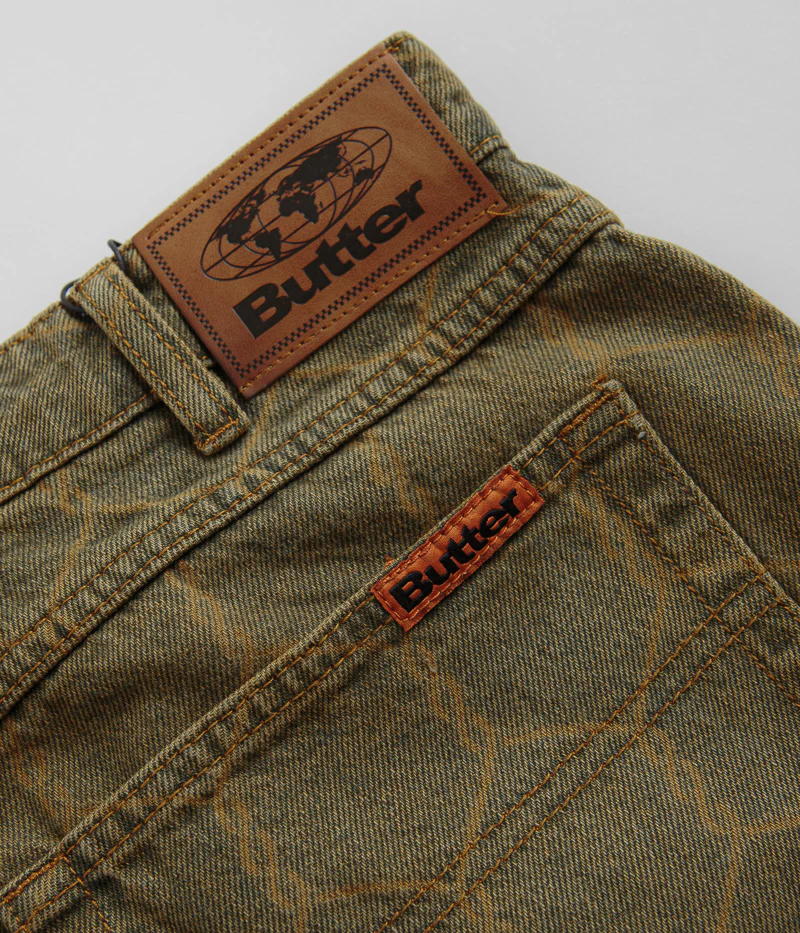 Butter Goods Chain Link Jeans - Washed Brown - Image 8