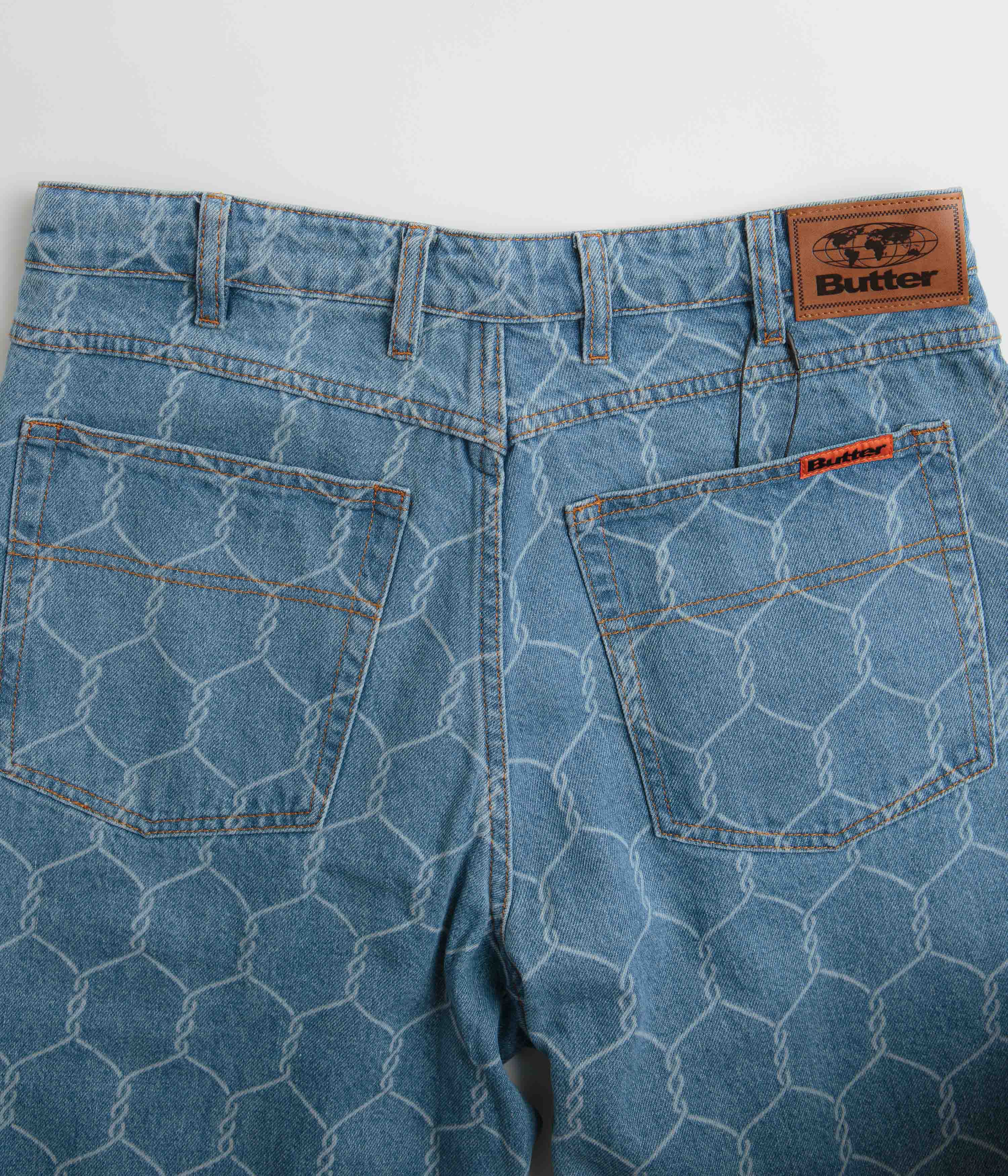 Butter Goods Chain Link Jeans - Washed Indigo - Image 6