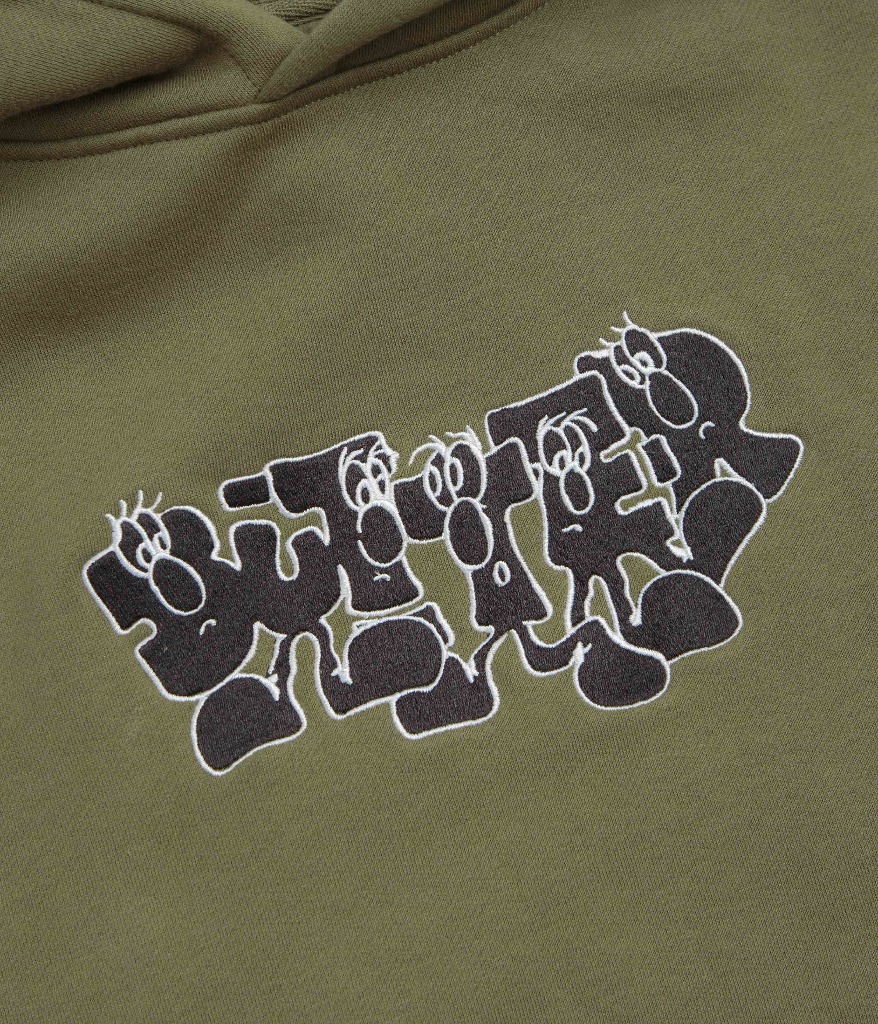 Butter Goods Character Hoodie - Army - Image 2