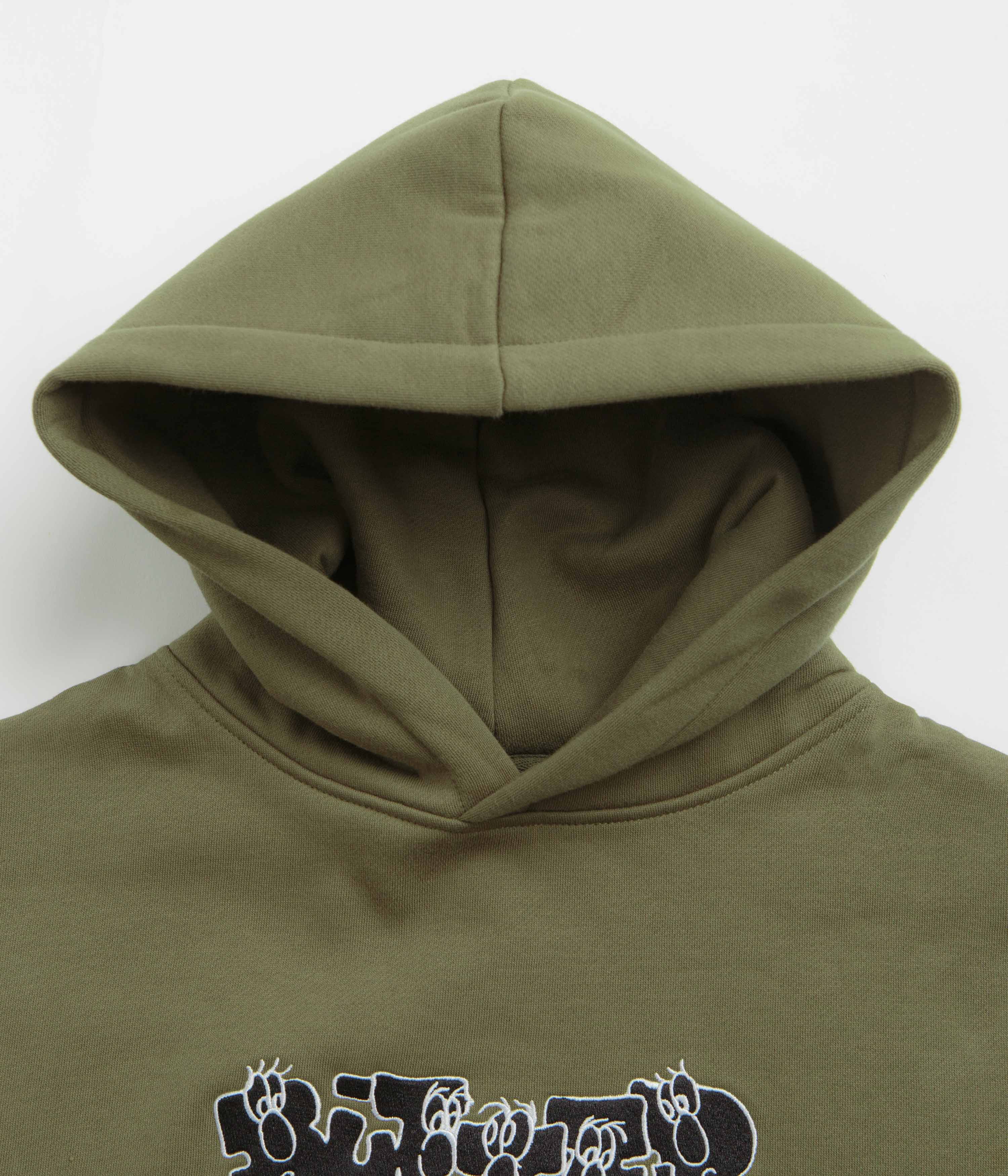 Butter Goods Character Hoodie - Army - Image 3