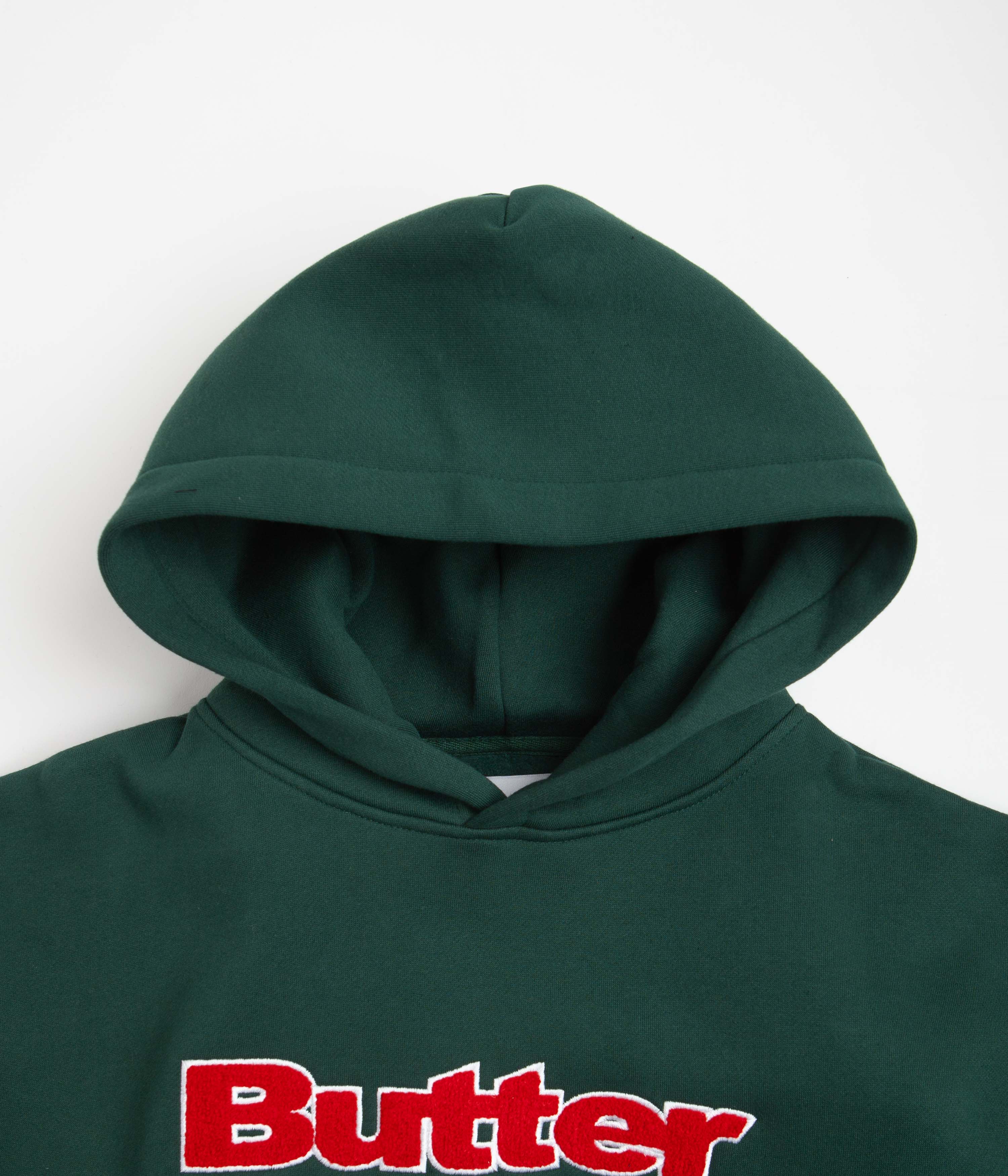 Butter Goods Chenille Logo Hoodie - Forest - Image 2