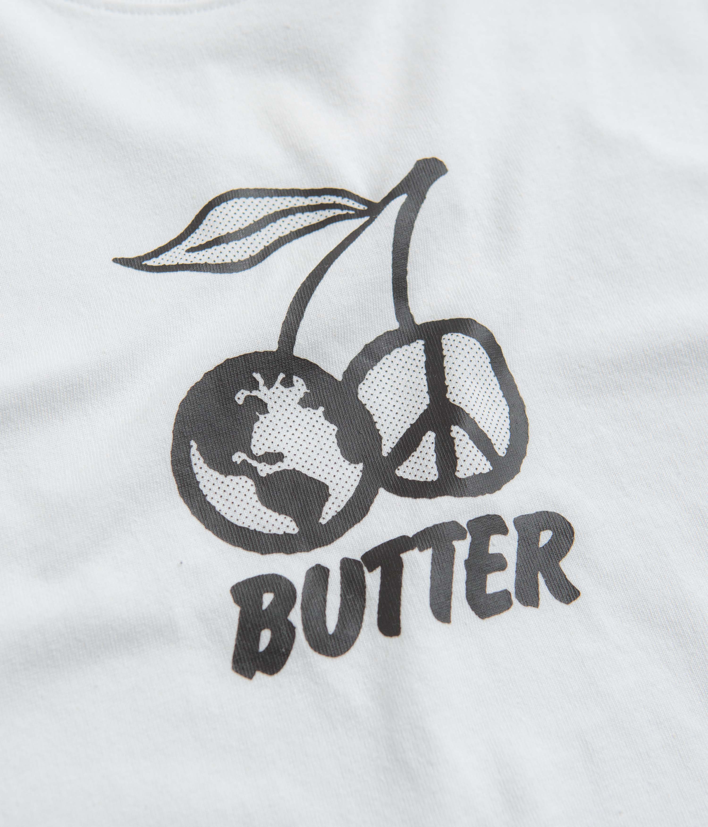 Butter Goods Cherry T-Shirt - White - Image 3