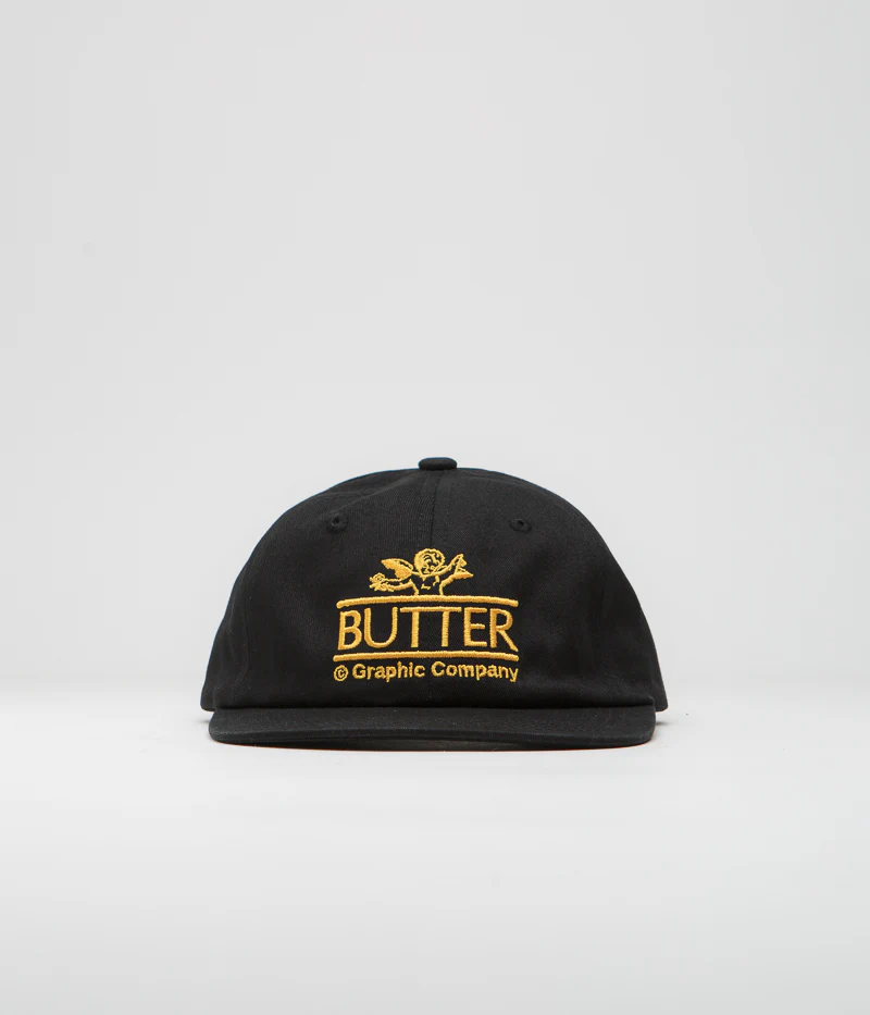 Butter Goods Cherub Cap - Black - Image 2
