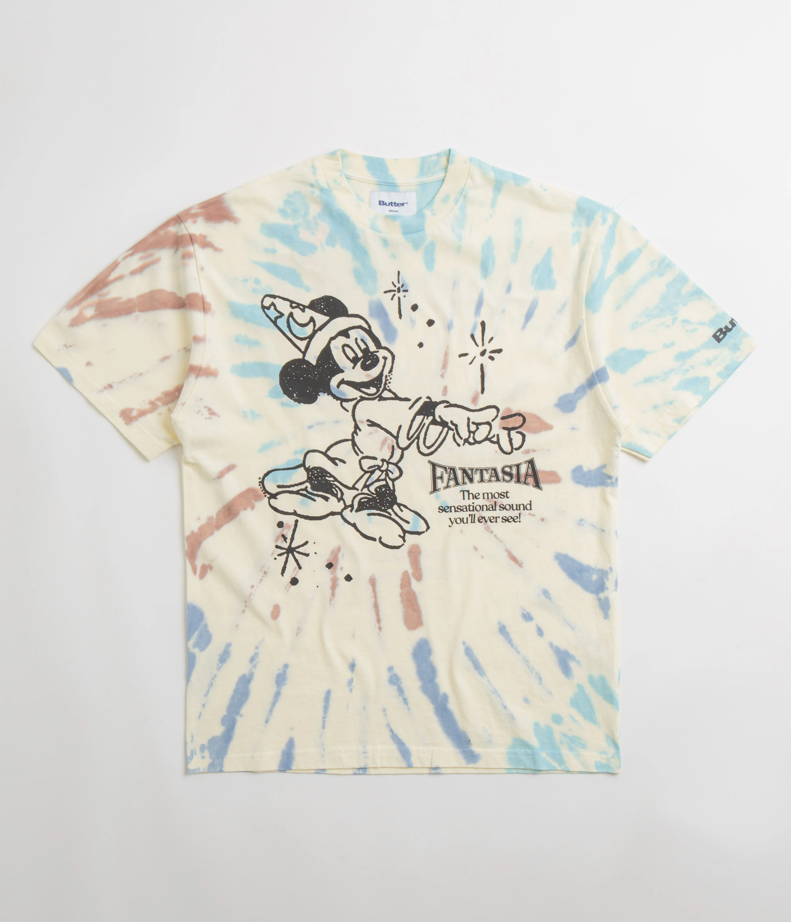 Butter Goods Cinema T-Shirt - Tie Dye - Image 2