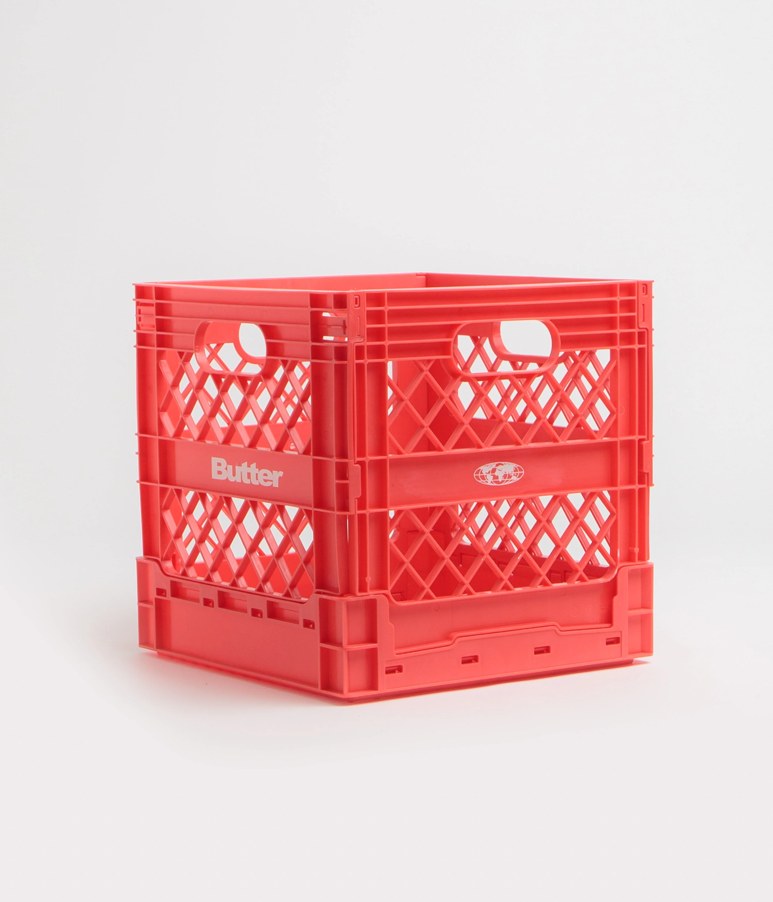 Butter Goods Collapsable Record Crate - Red - Image 2