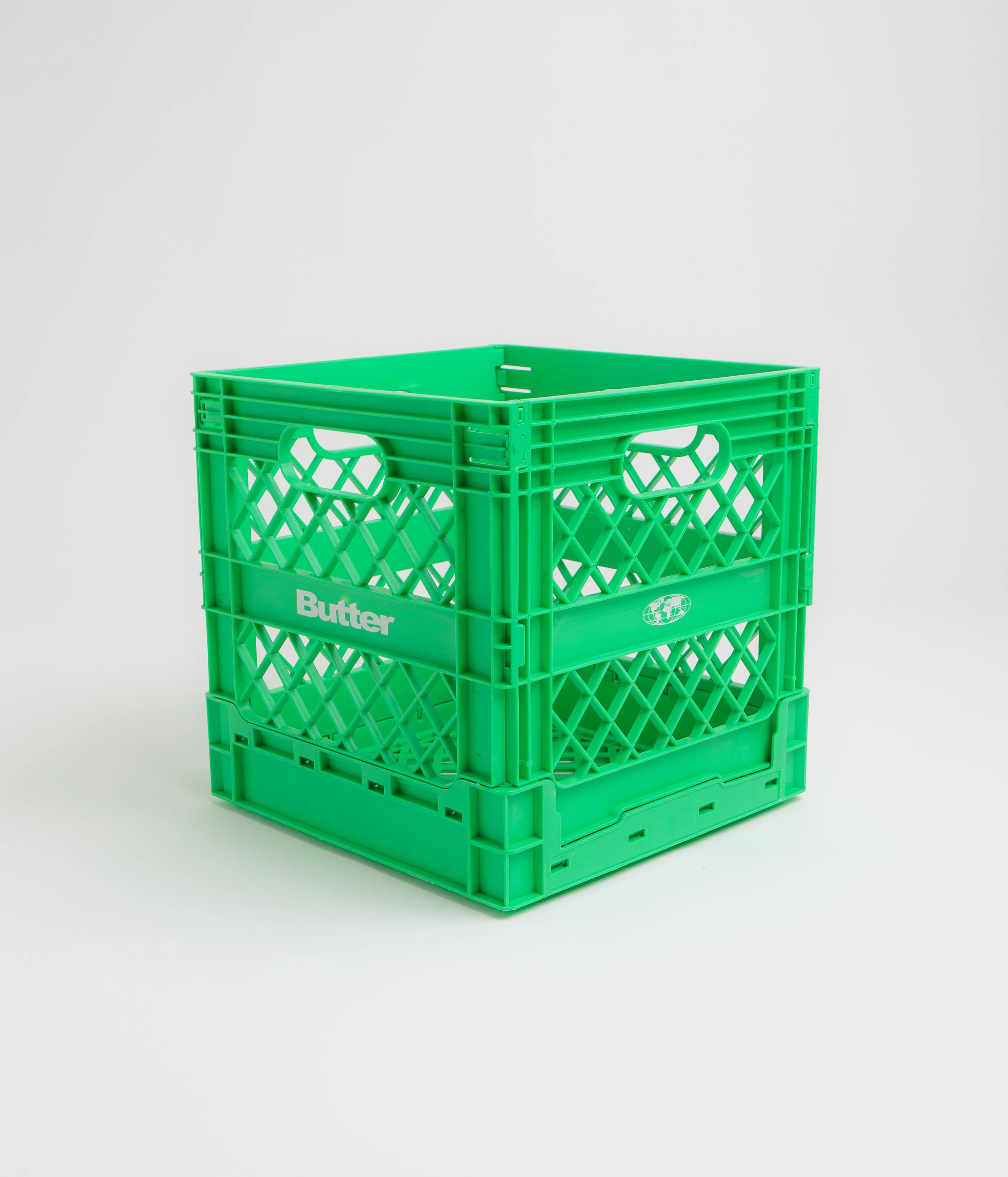 Butter Goods Collapsible Record Crate - Green - Image 2