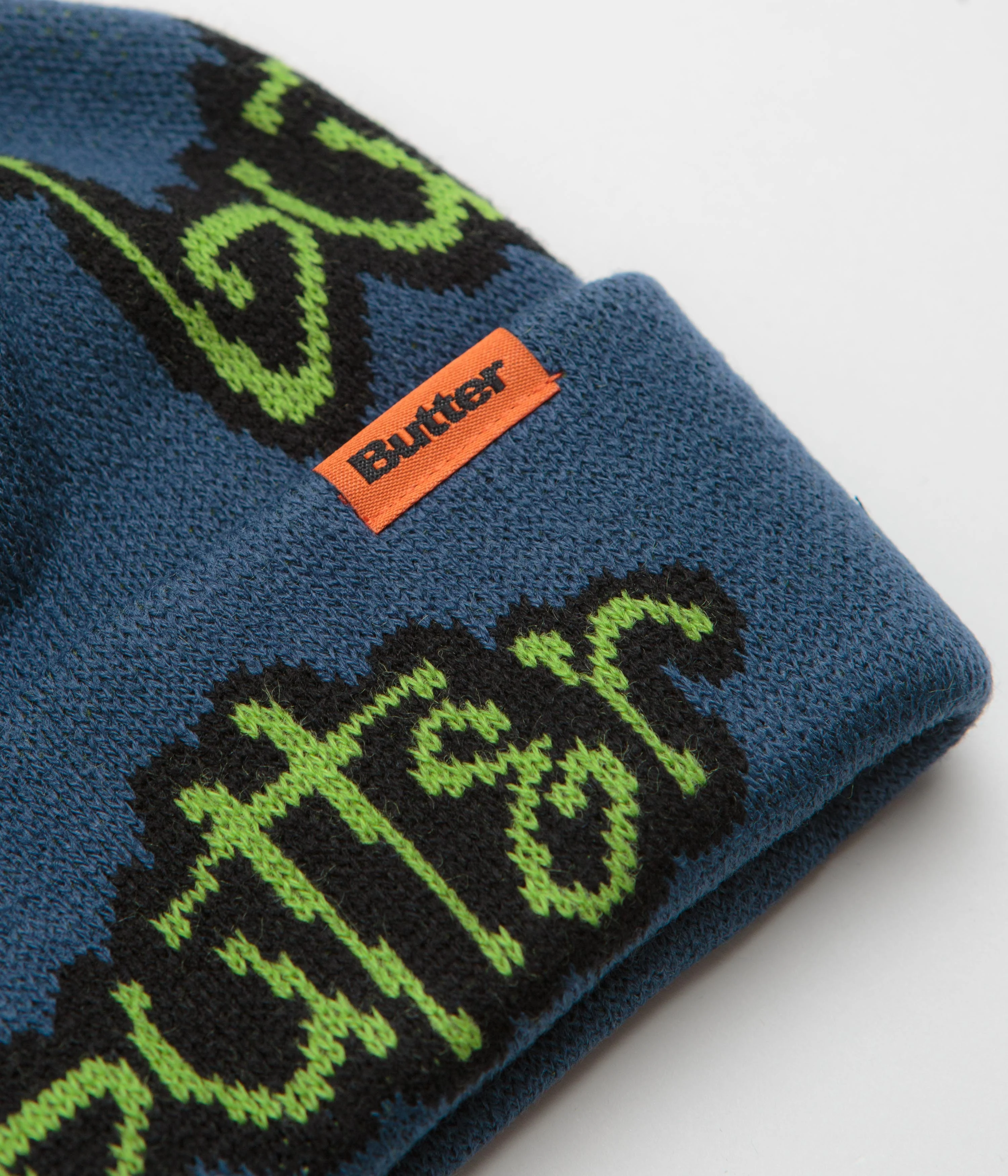 Butter Goods Connection Beanie - Denim - Image 2