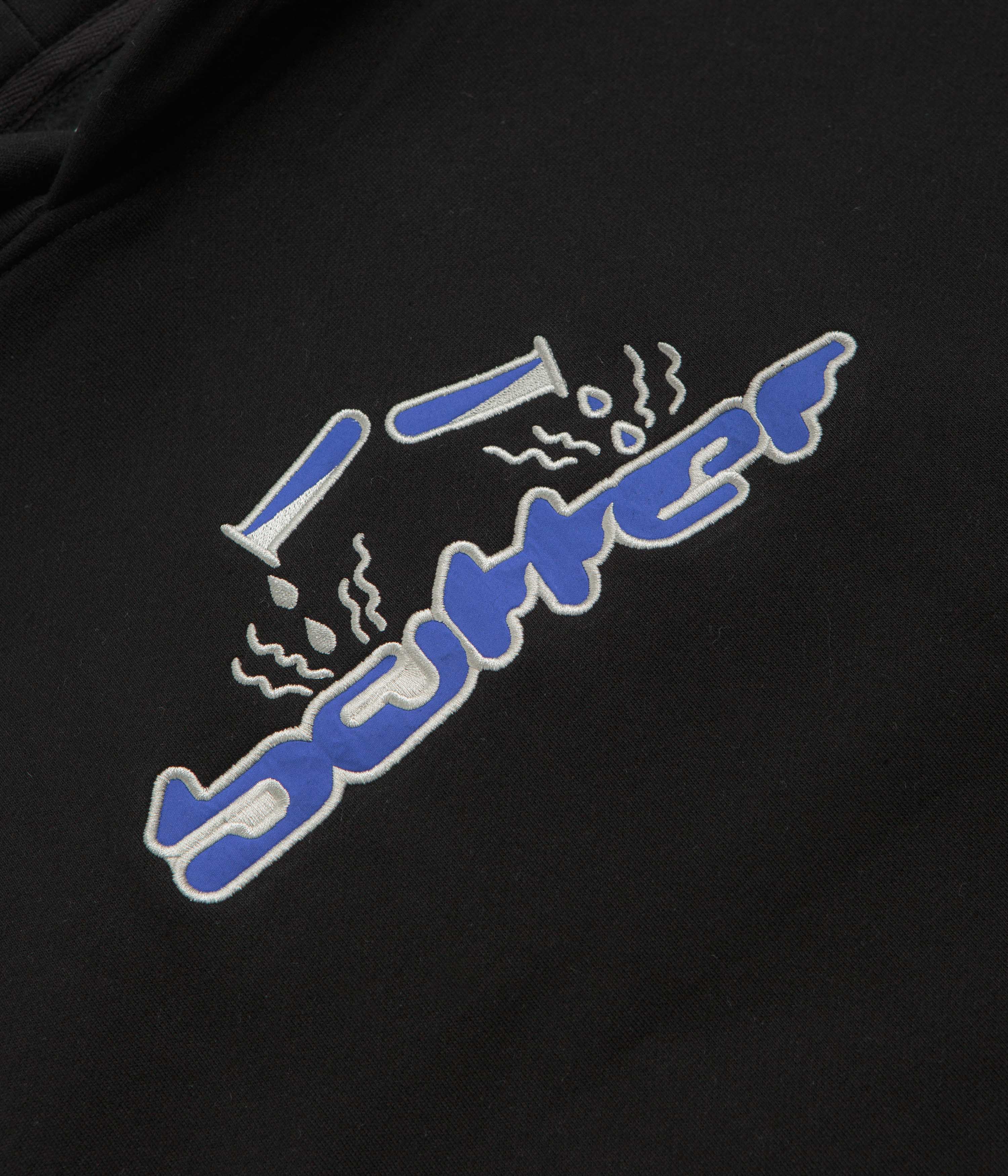 Butter Goods Corrosive Applique Hoodie - Black - Image 3