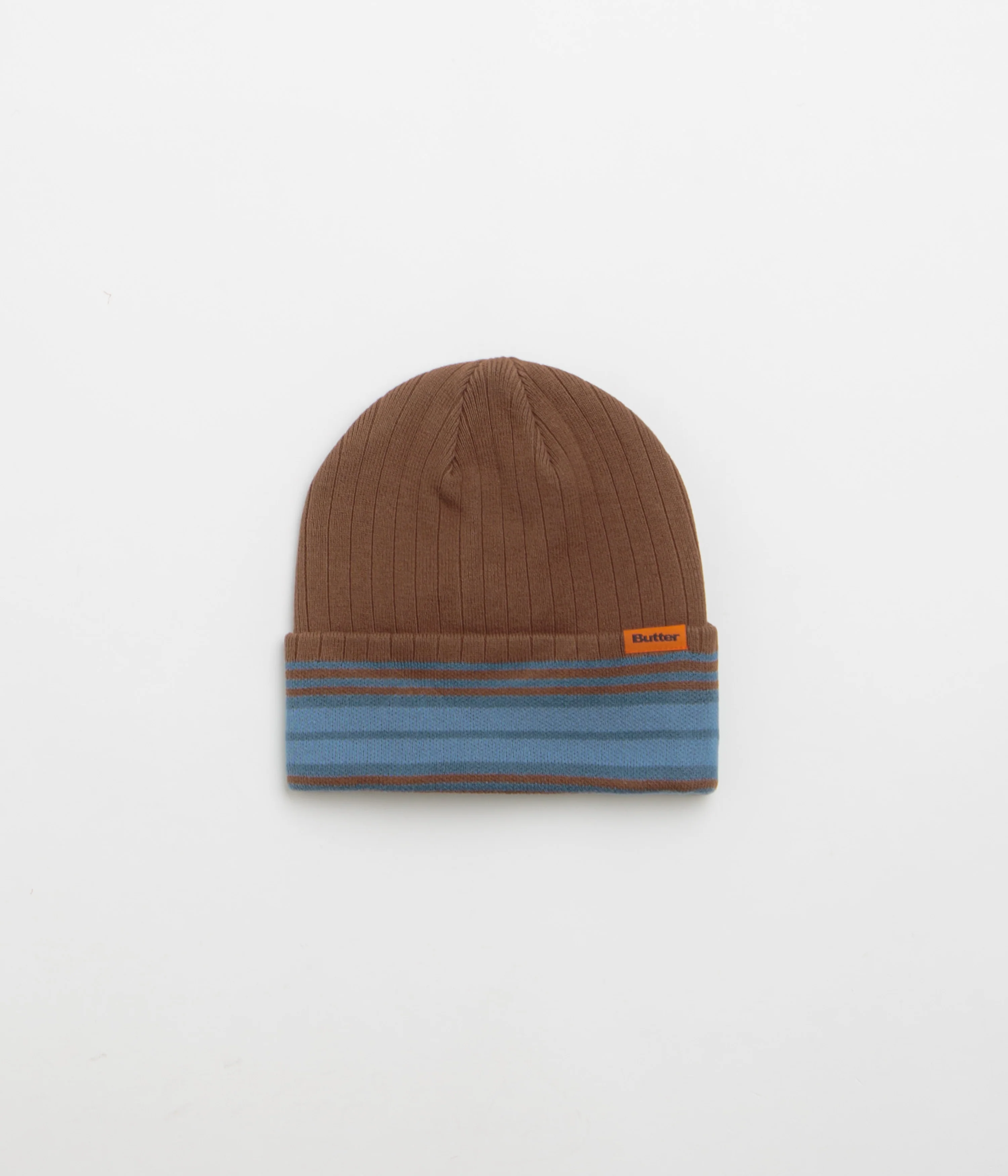 Butter Goods Crest Beanie - Brown