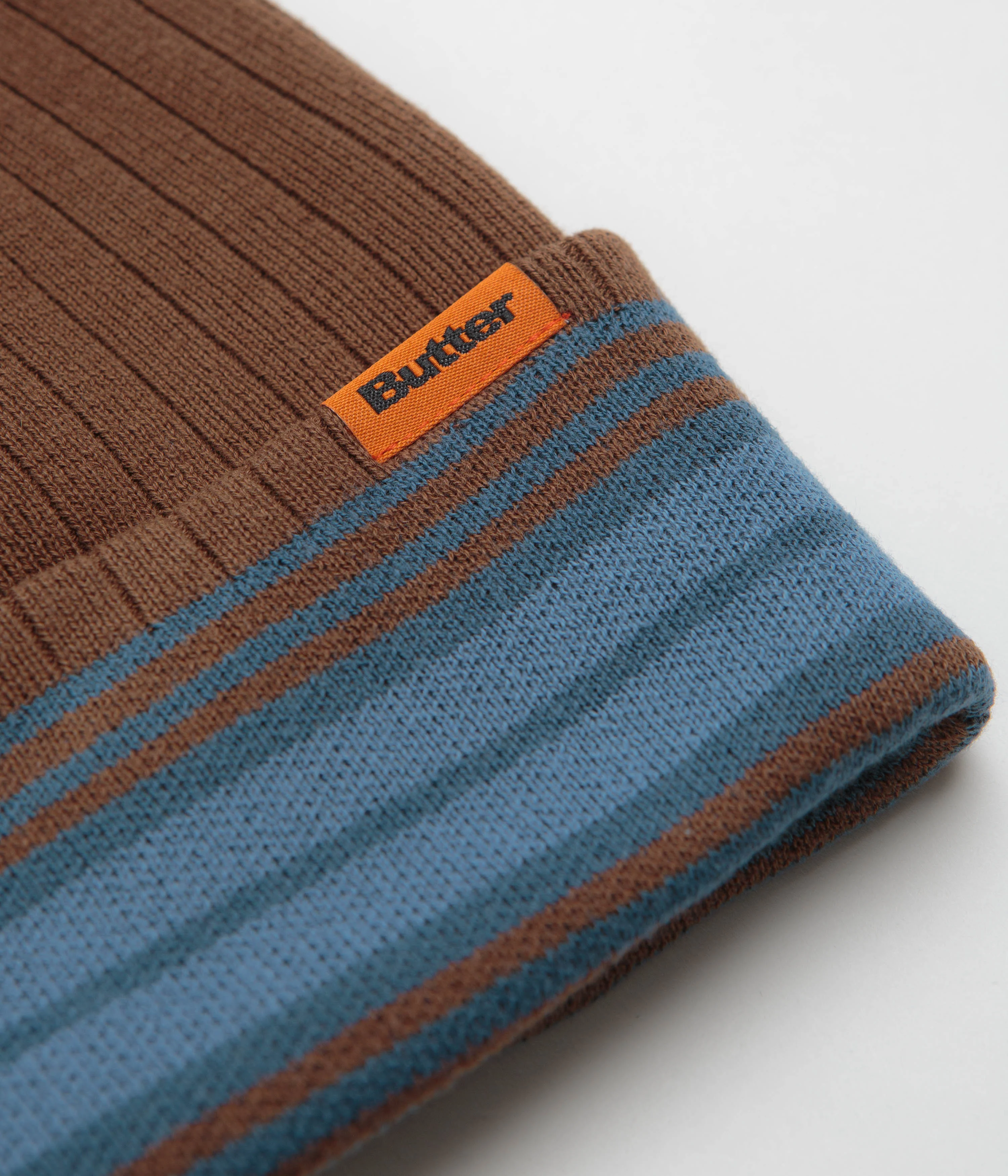 Butter Goods Crest Beanie - Brown - Image 2