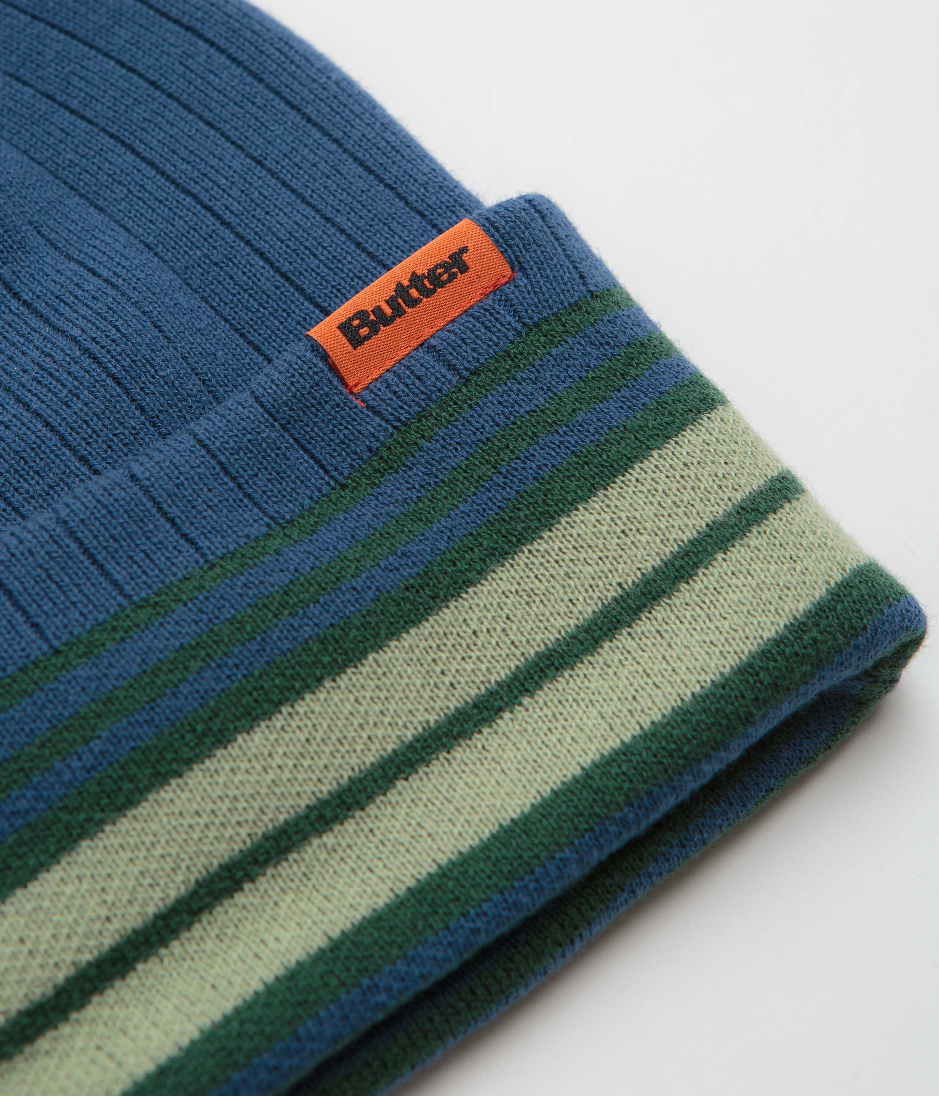 Butter Goods Crest Beanie - Ocean - Image 2