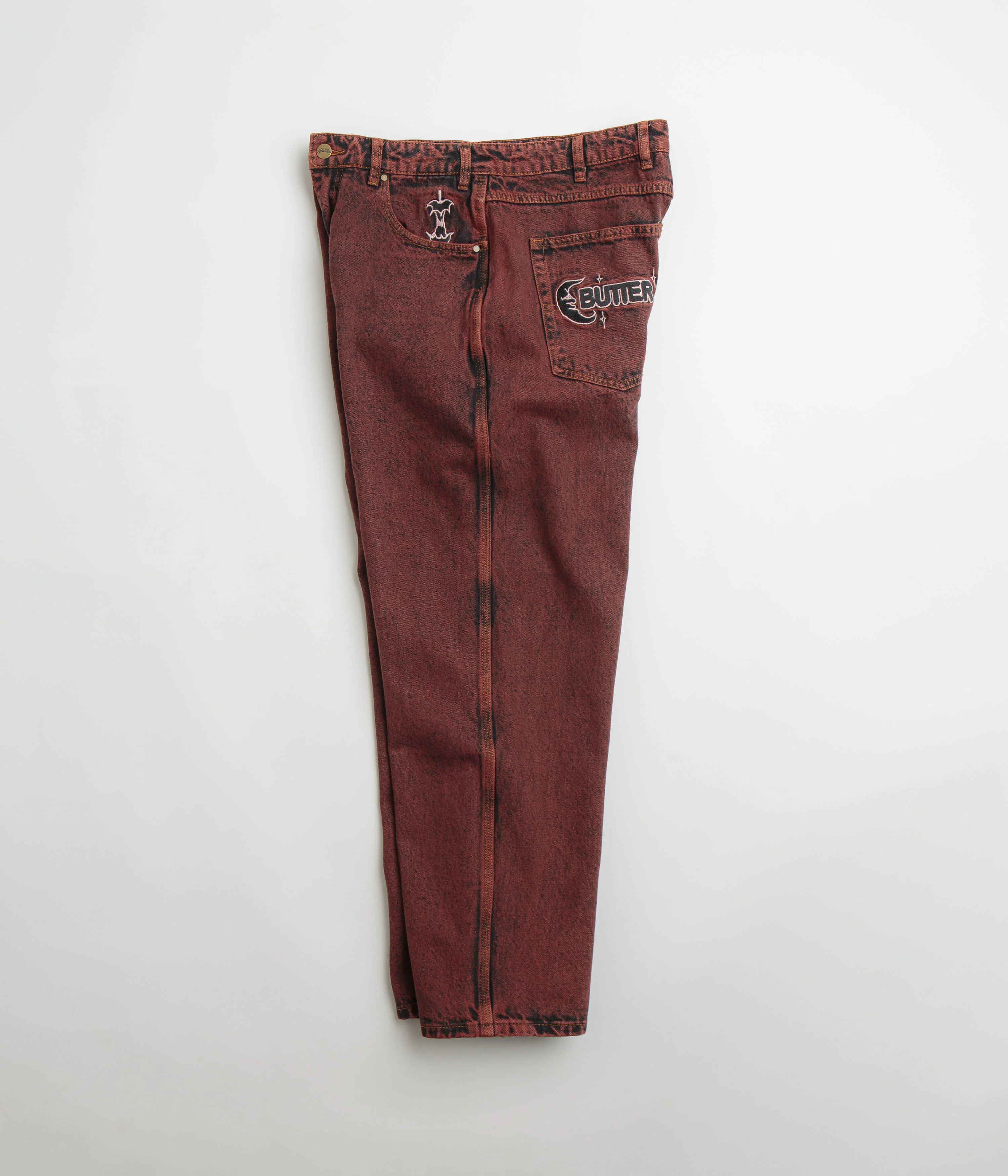 Butter Goods Critter Jeans - Brick - Image 2