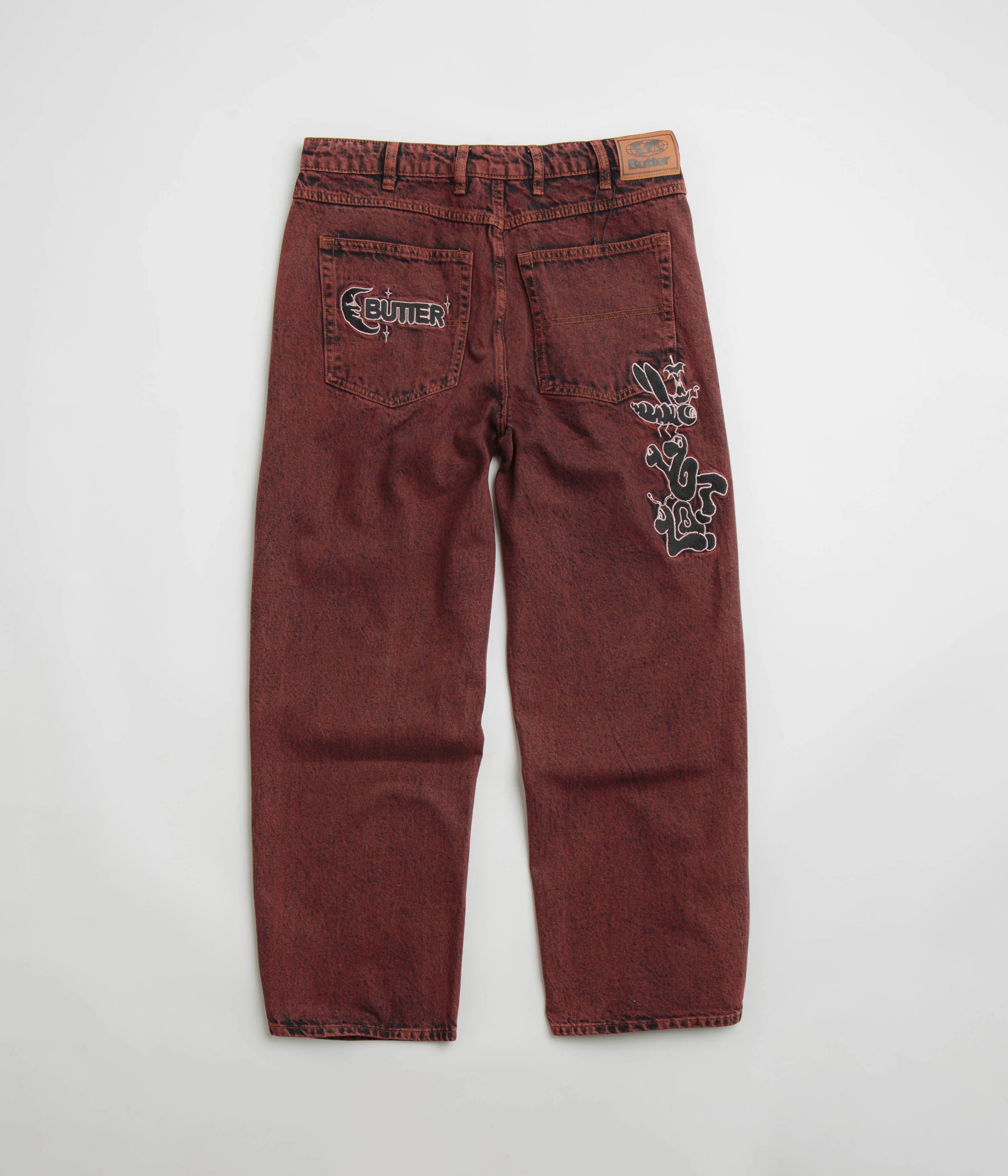 Butter Goods Critter Jeans - Brick - Image 3