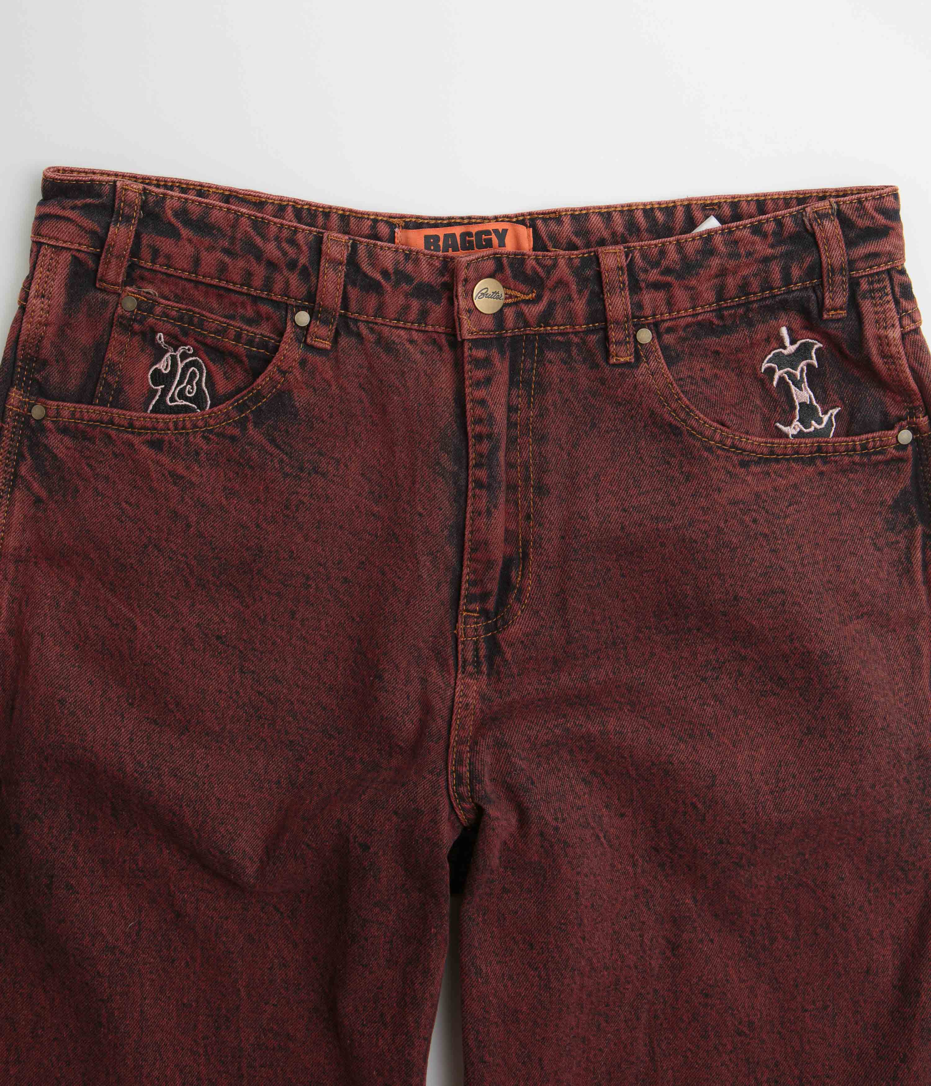 Butter Goods Critter Jeans - Brick - Image 4
