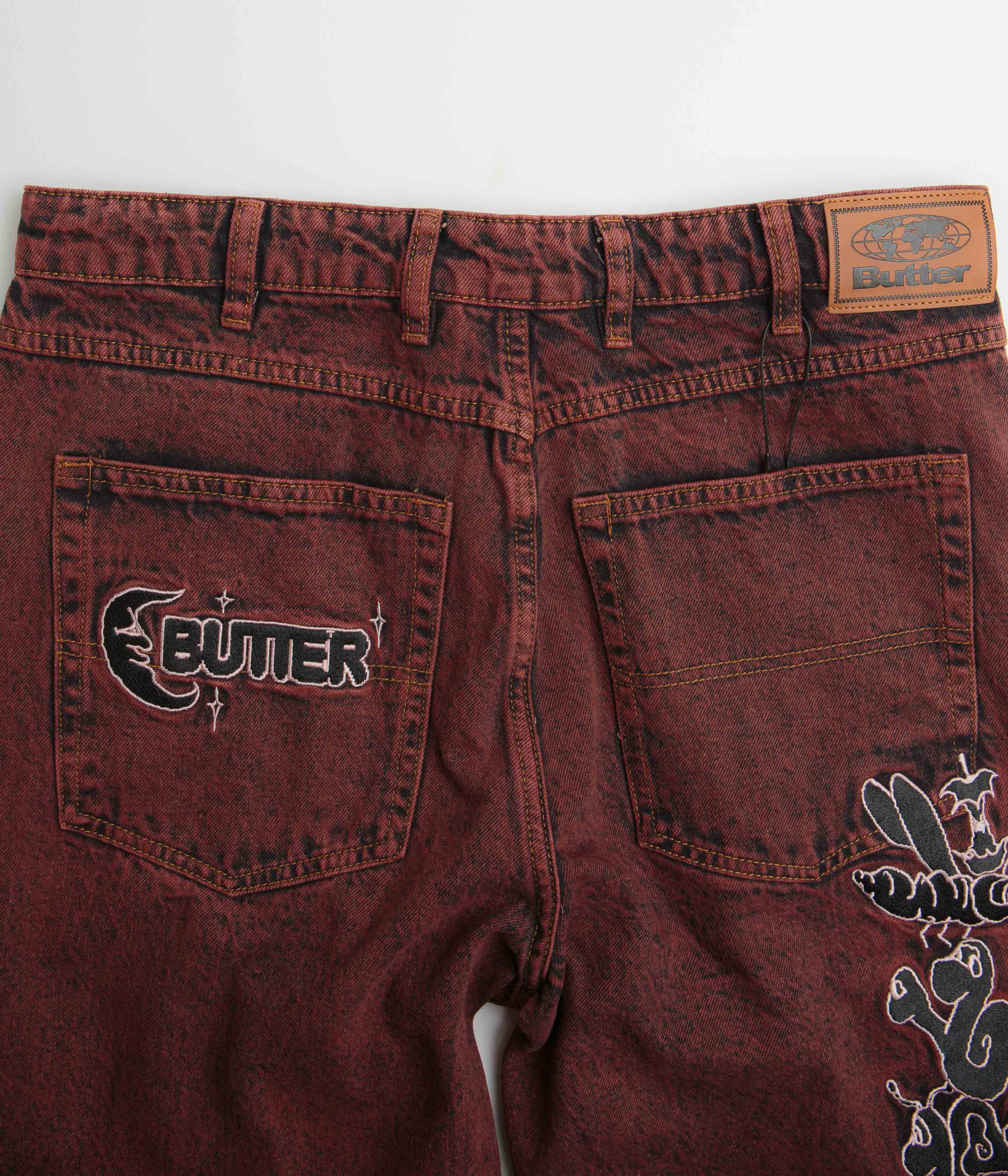 Butter Goods Critter Jeans - Brick - Image 6