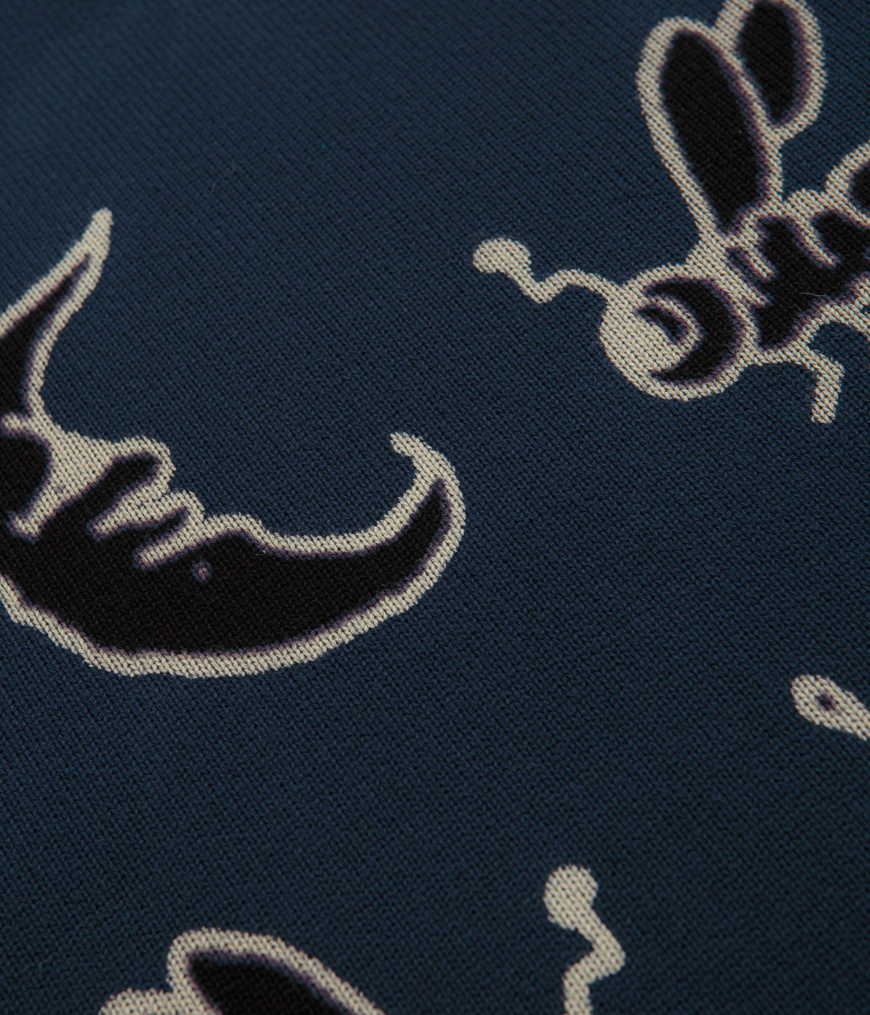 Butter Goods Critter Knitted Sweatshirt - Slate - Image 3